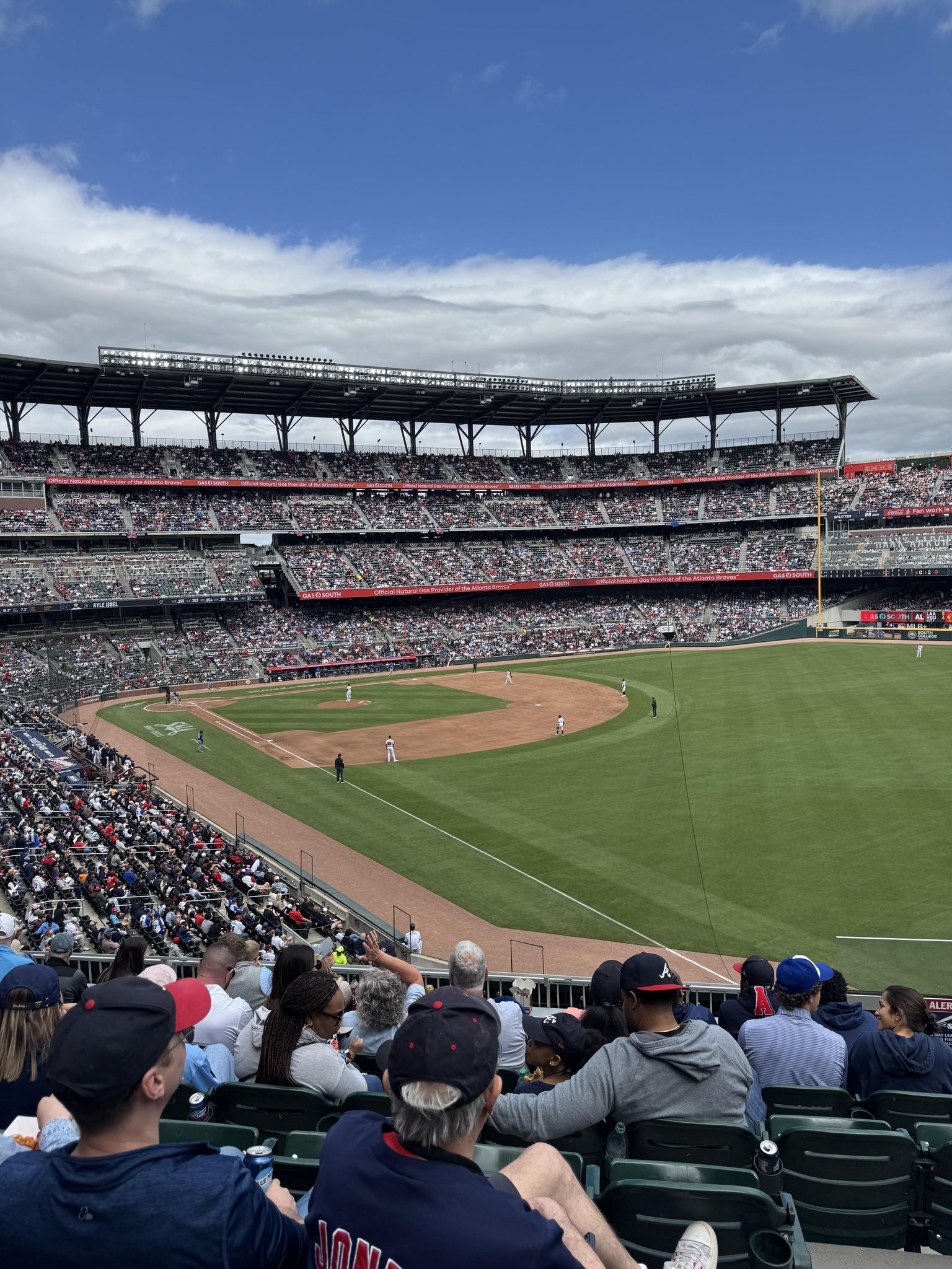 Real Fan View taken from Section 212 at Truist Park by Alex H