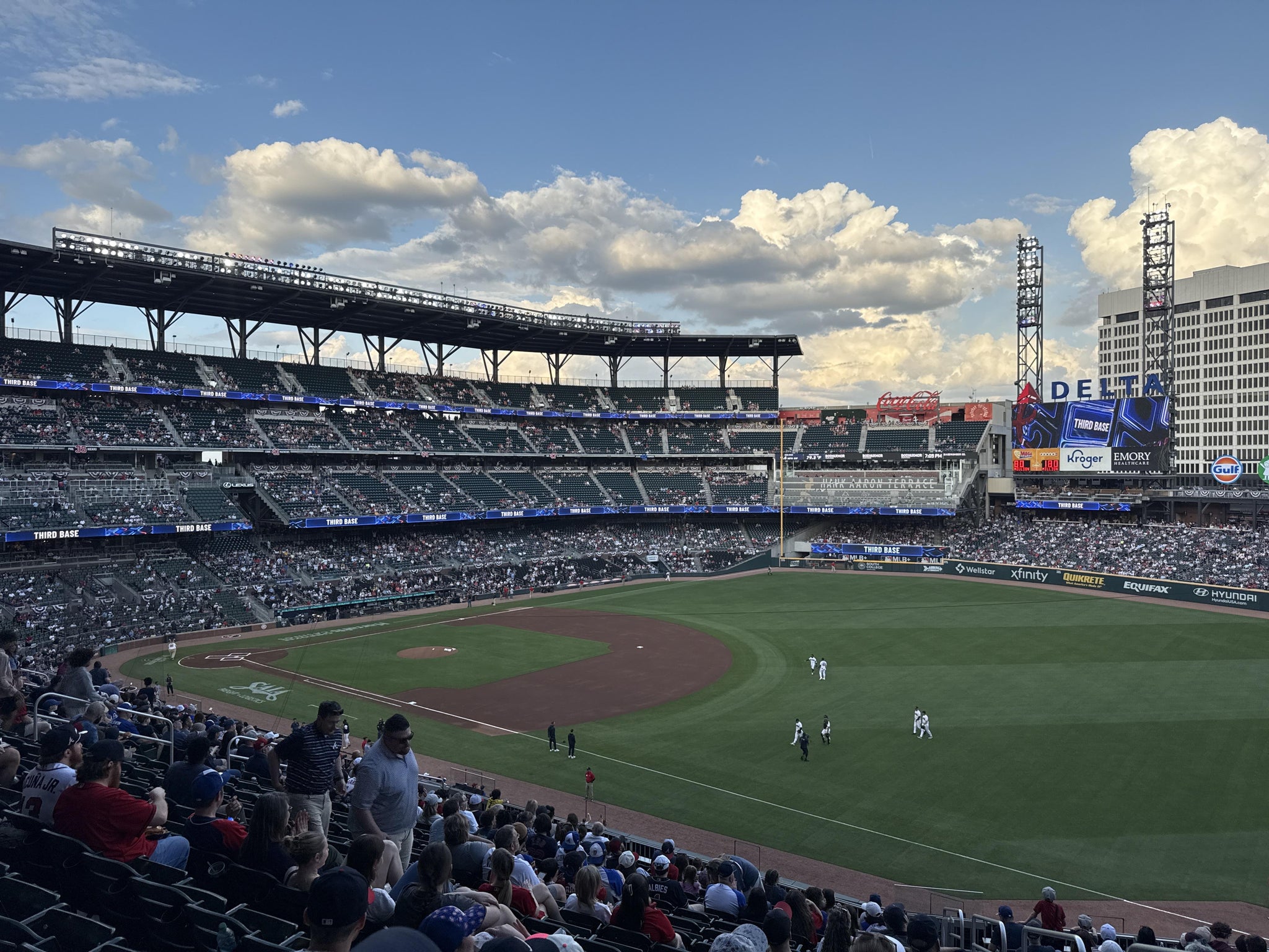 Real Fan View taken from Section 214 at Truist Park by Matthew I