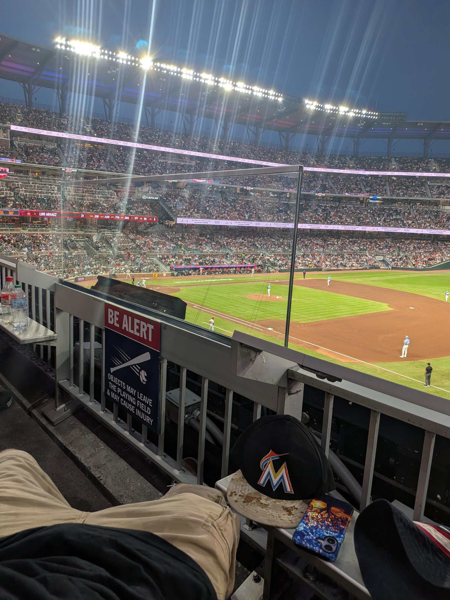 Real Fan View taken from Section 215 at Truist Park by Elizabeth C