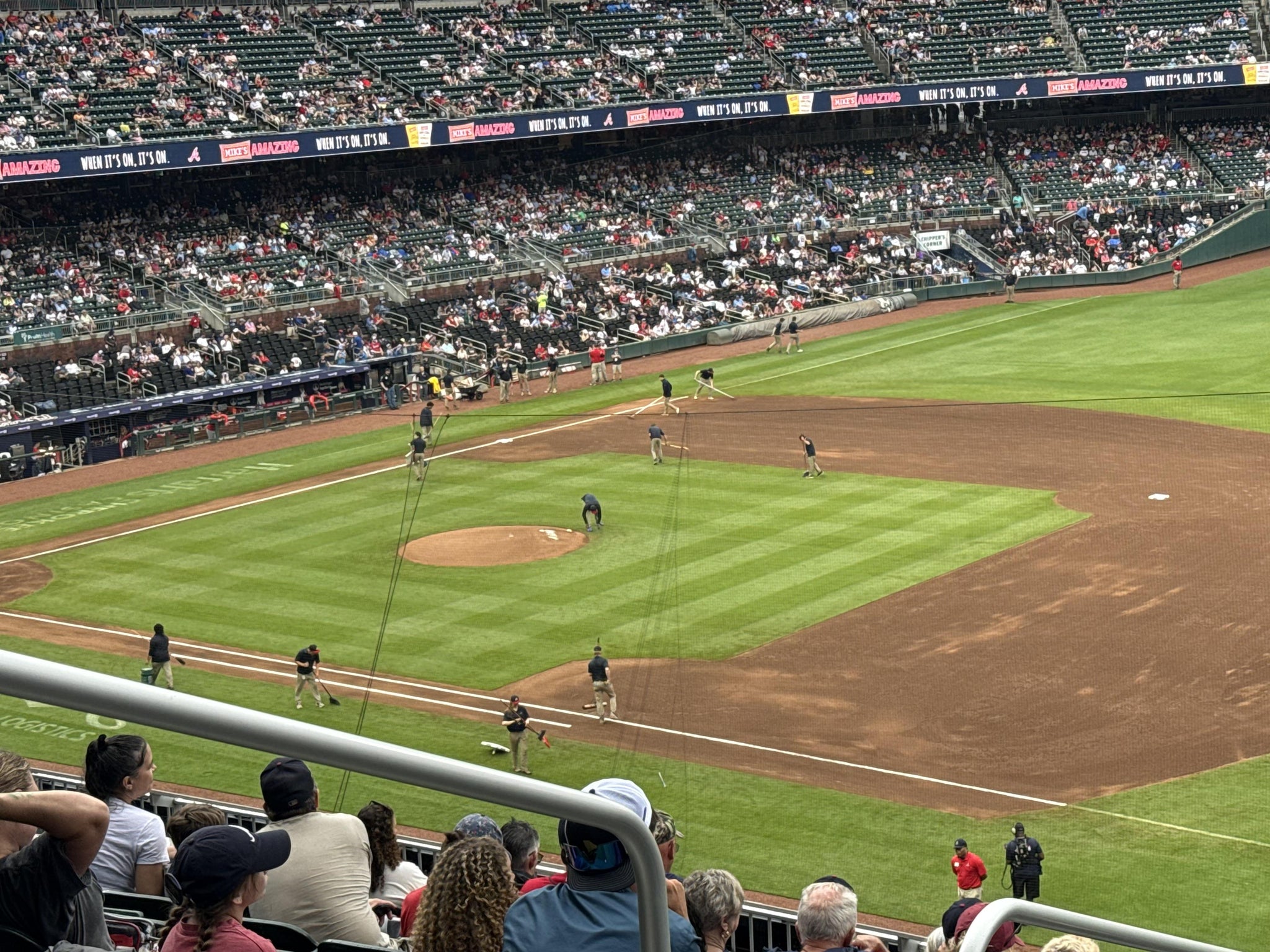 Real Fan View taken from Section 215 at Truist Park by Sharon C