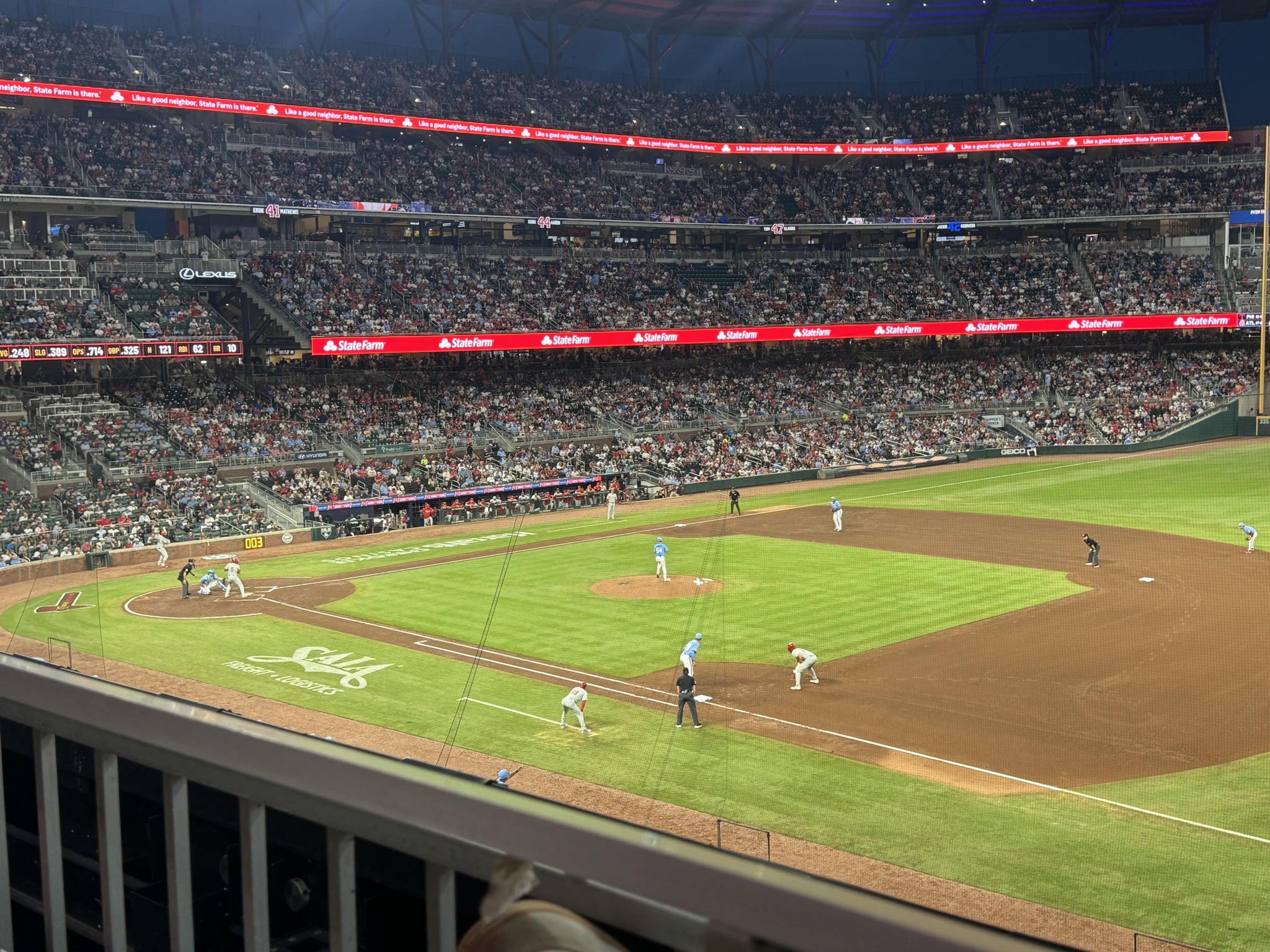 Real Fan View taken from Section 216 at Truist Park by Courtney H