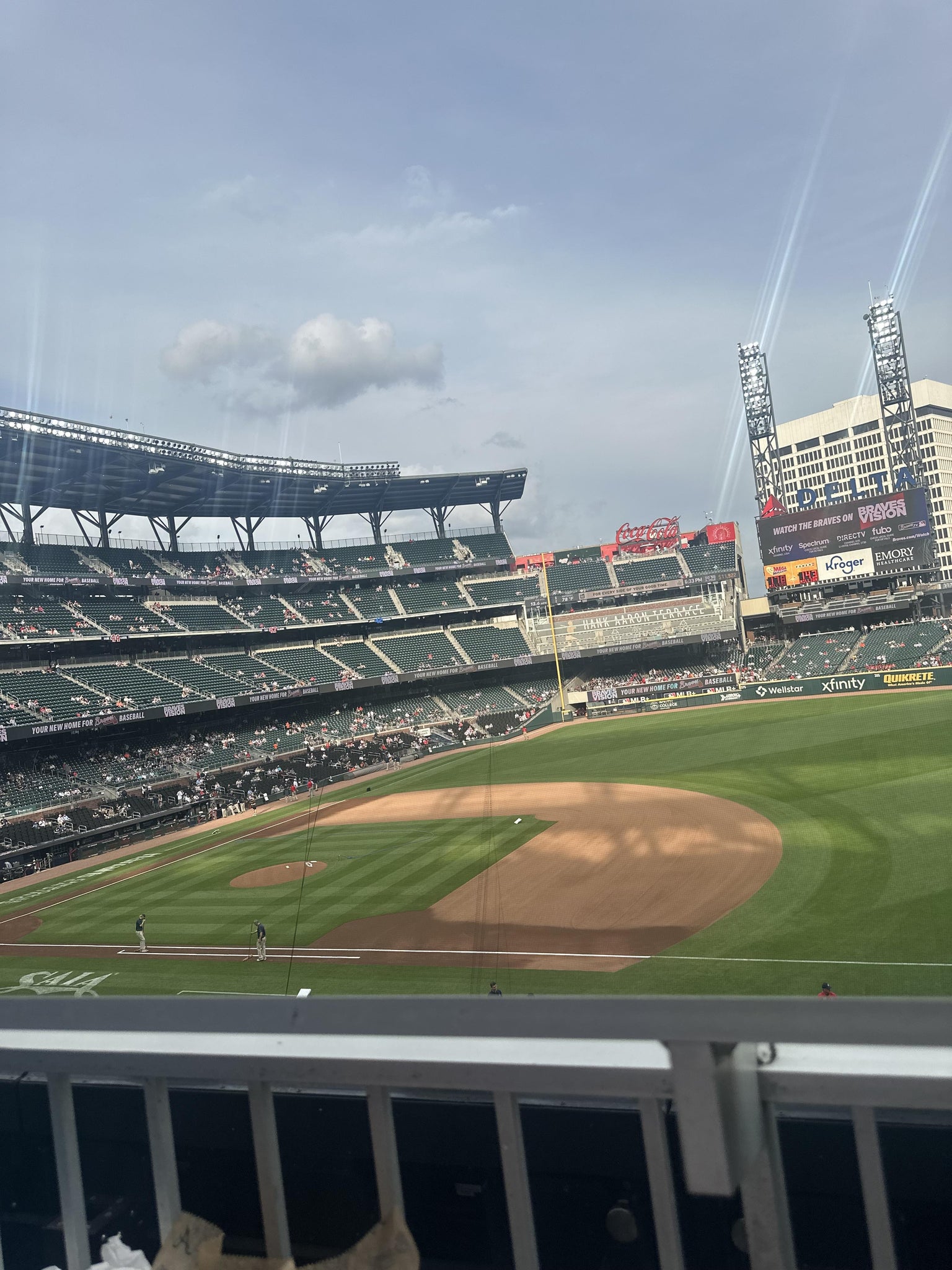 Real Fan View taken from Section 216 at Truist Park by Brandon J