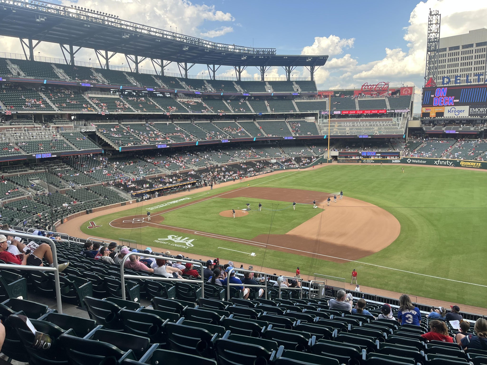 Real Fan View taken from Section 216 at Truist Park by Chandler H