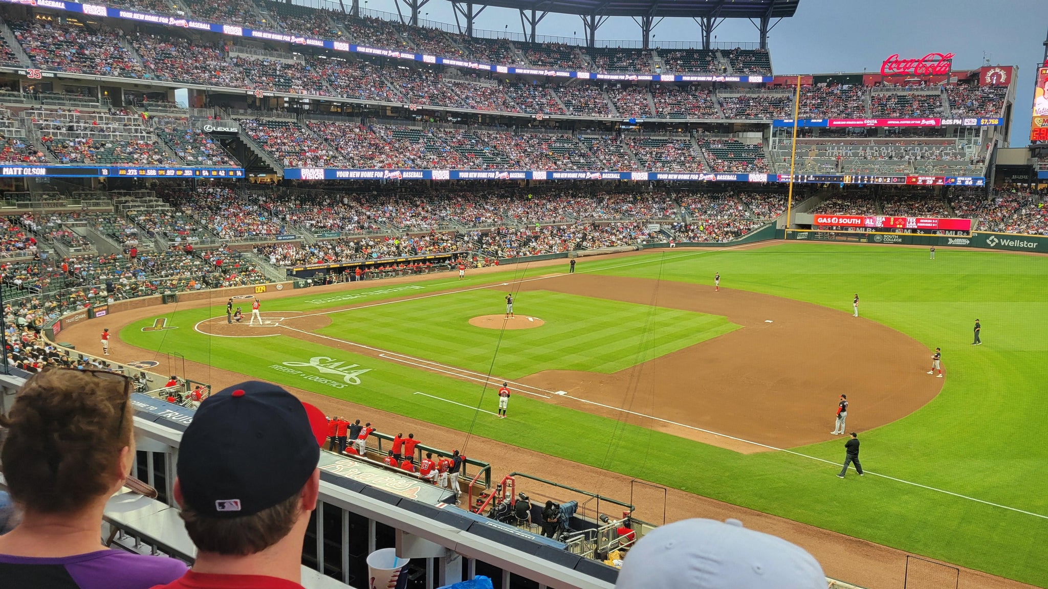 Real Fan View taken from Section 216 at Truist Park by David D