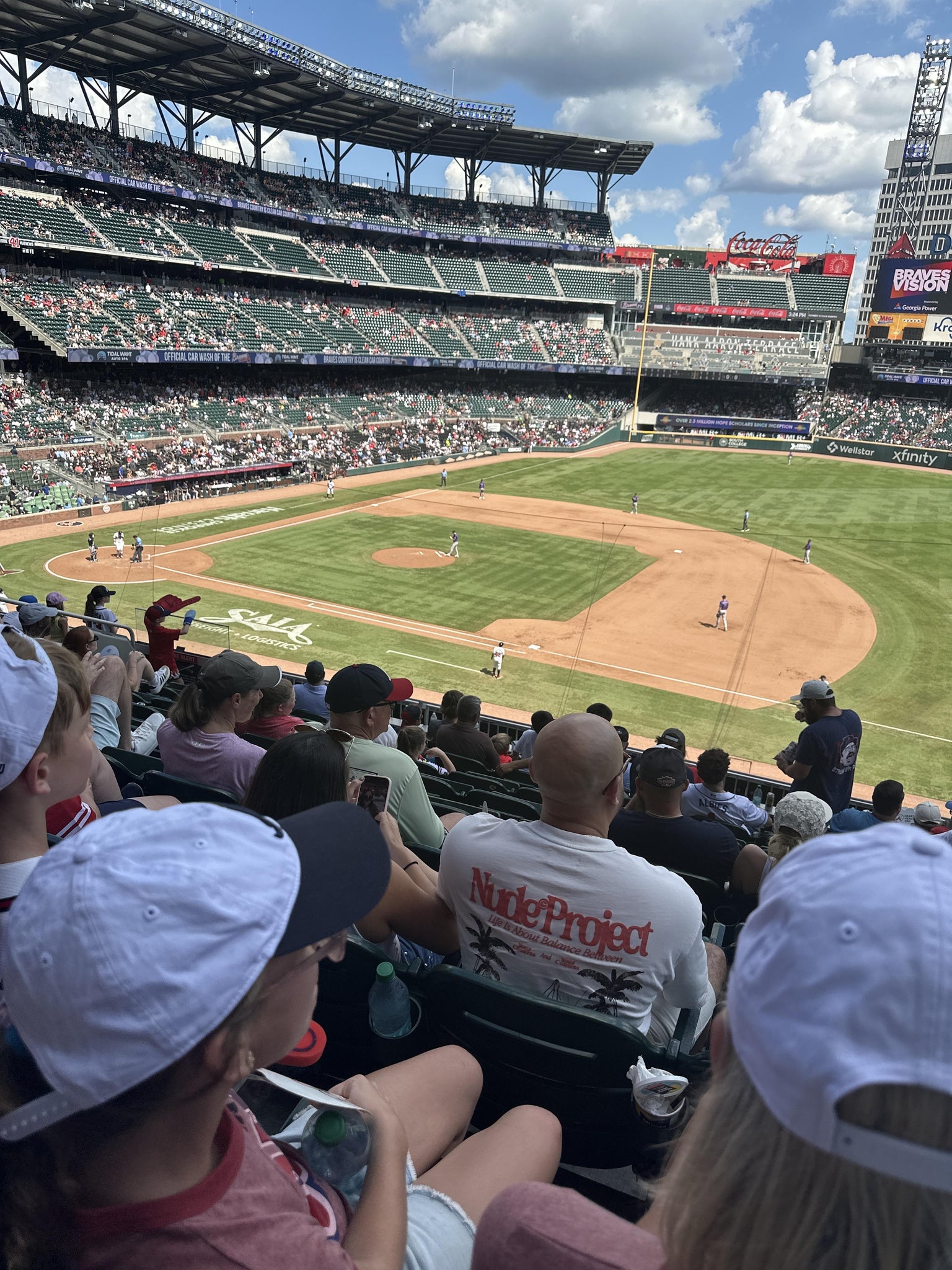 Real Fan View taken from Section 217 at Truist Park by Anonymous User