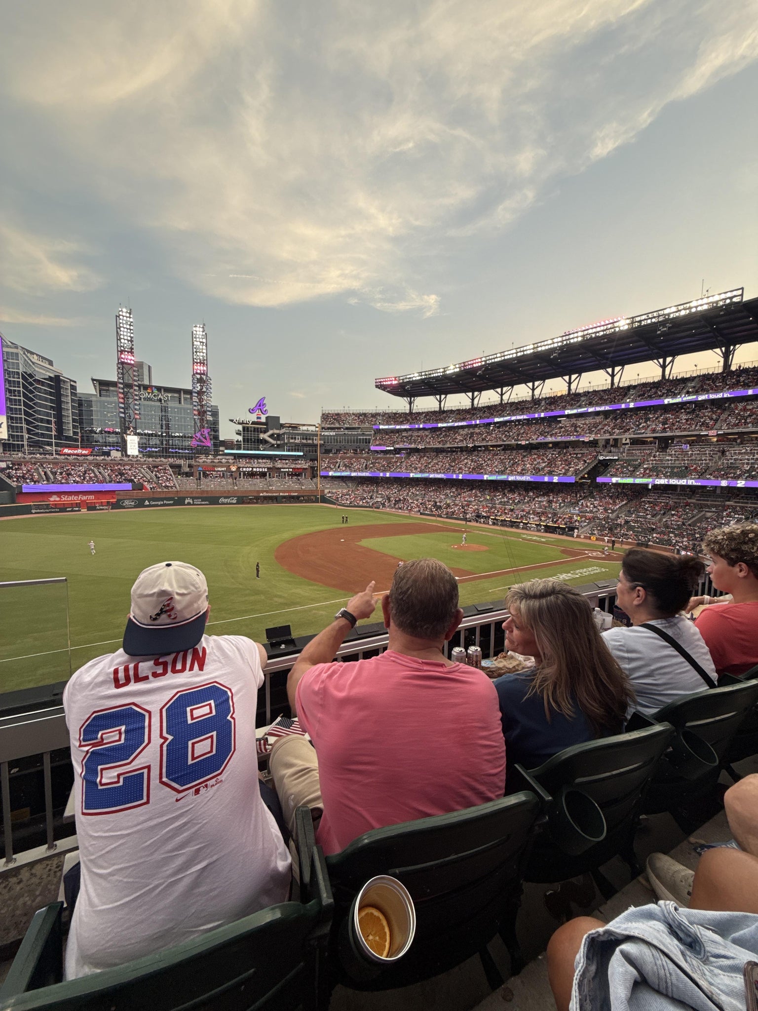 Real Fan View taken from Section 237 at Truist Park by Joseph R