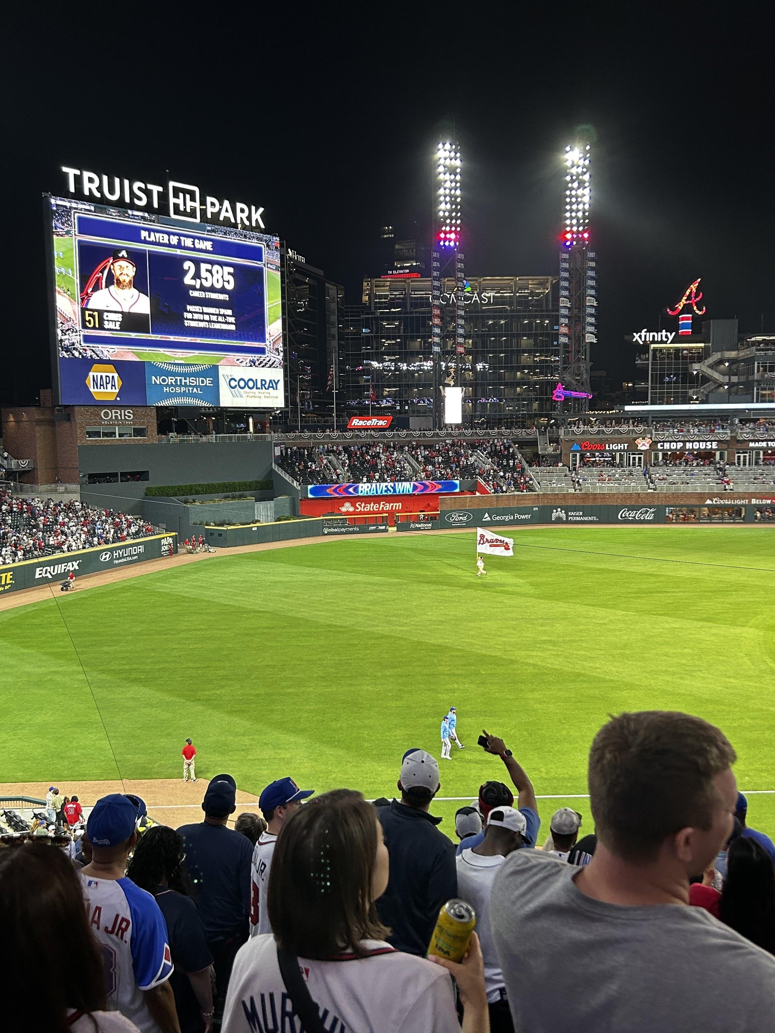 Real Fan View taken from Section 239 at Truist Park by Anonymous User
