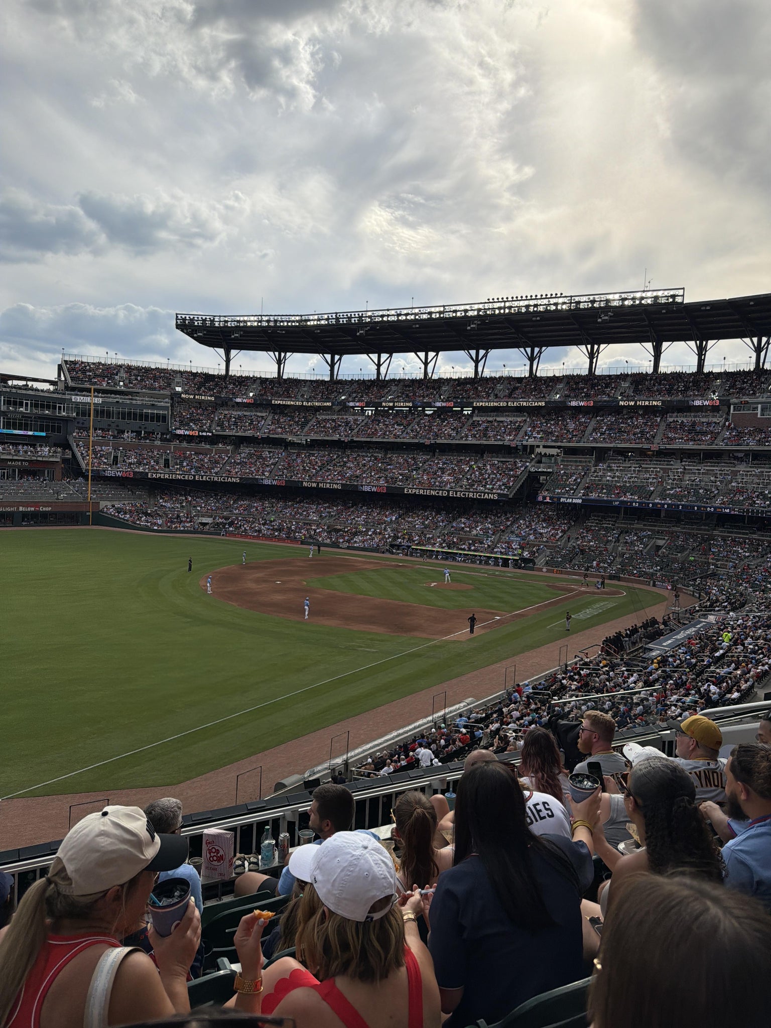 Real Fan View taken from Section 241 at Truist Park by Elnier R