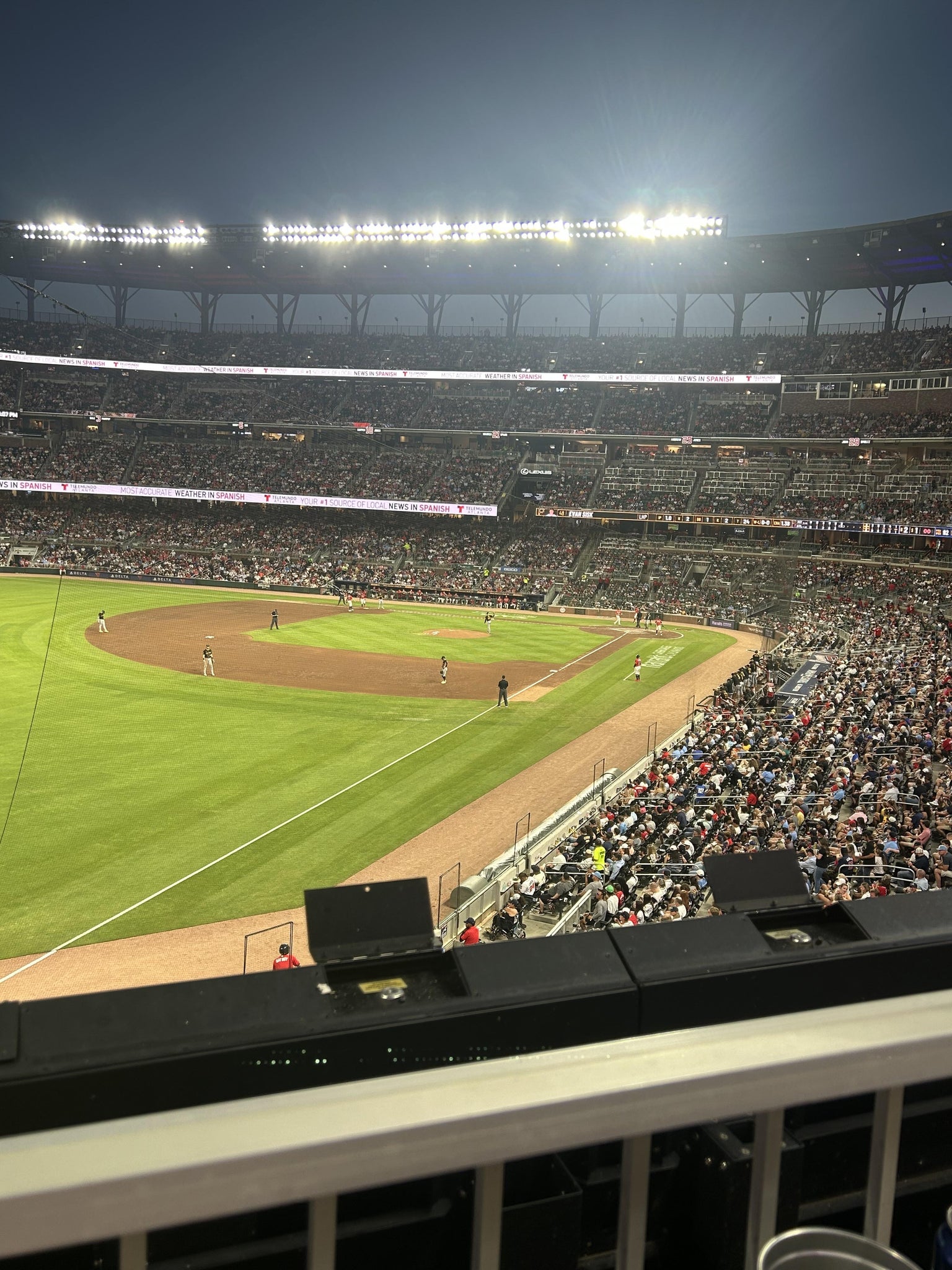 Real Fan View taken from Section 242 at Truist Park by Brittney P