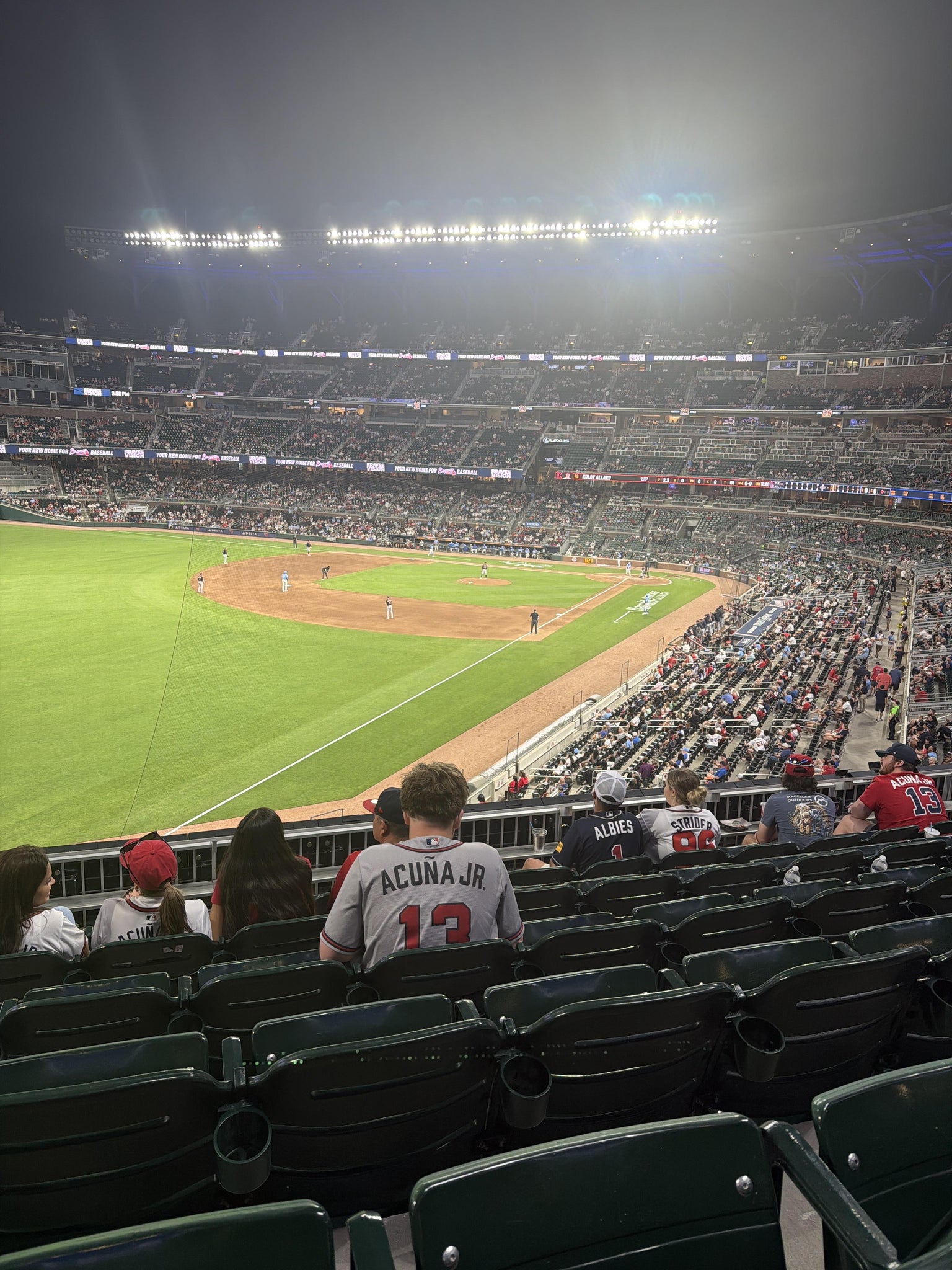 Real Fan View taken from Section 242 at Truist Park by Jose J