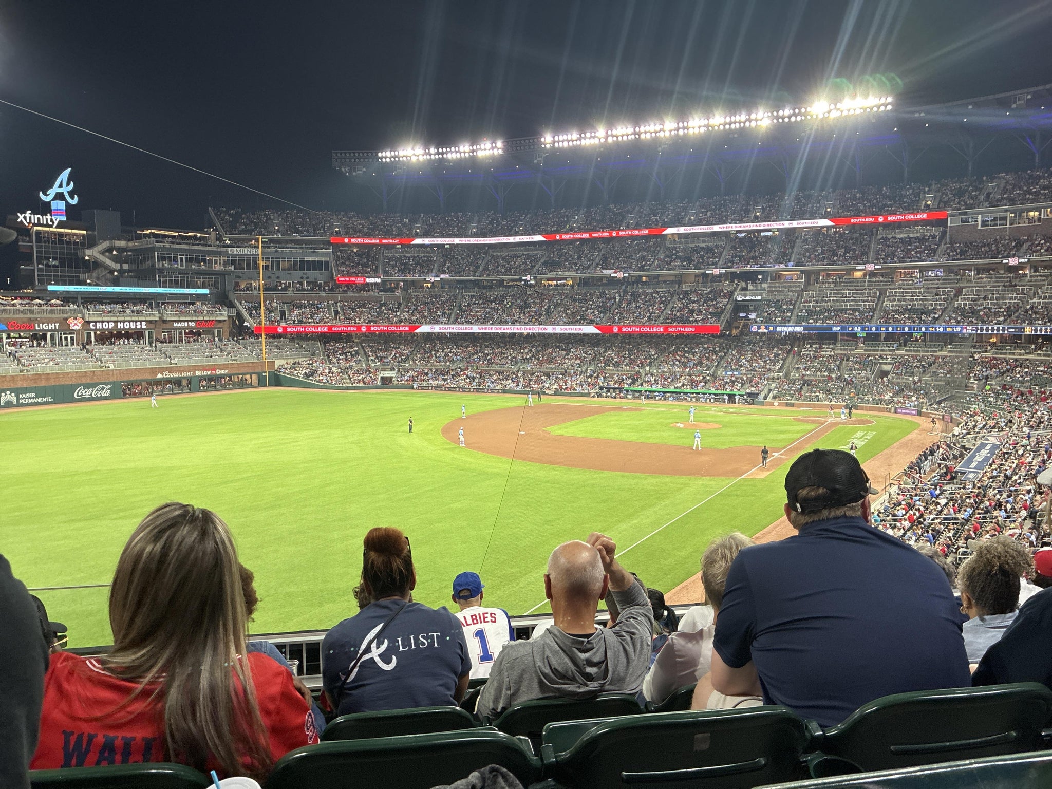 Real Fan View taken from Section 242 at Truist Park by Fasih A