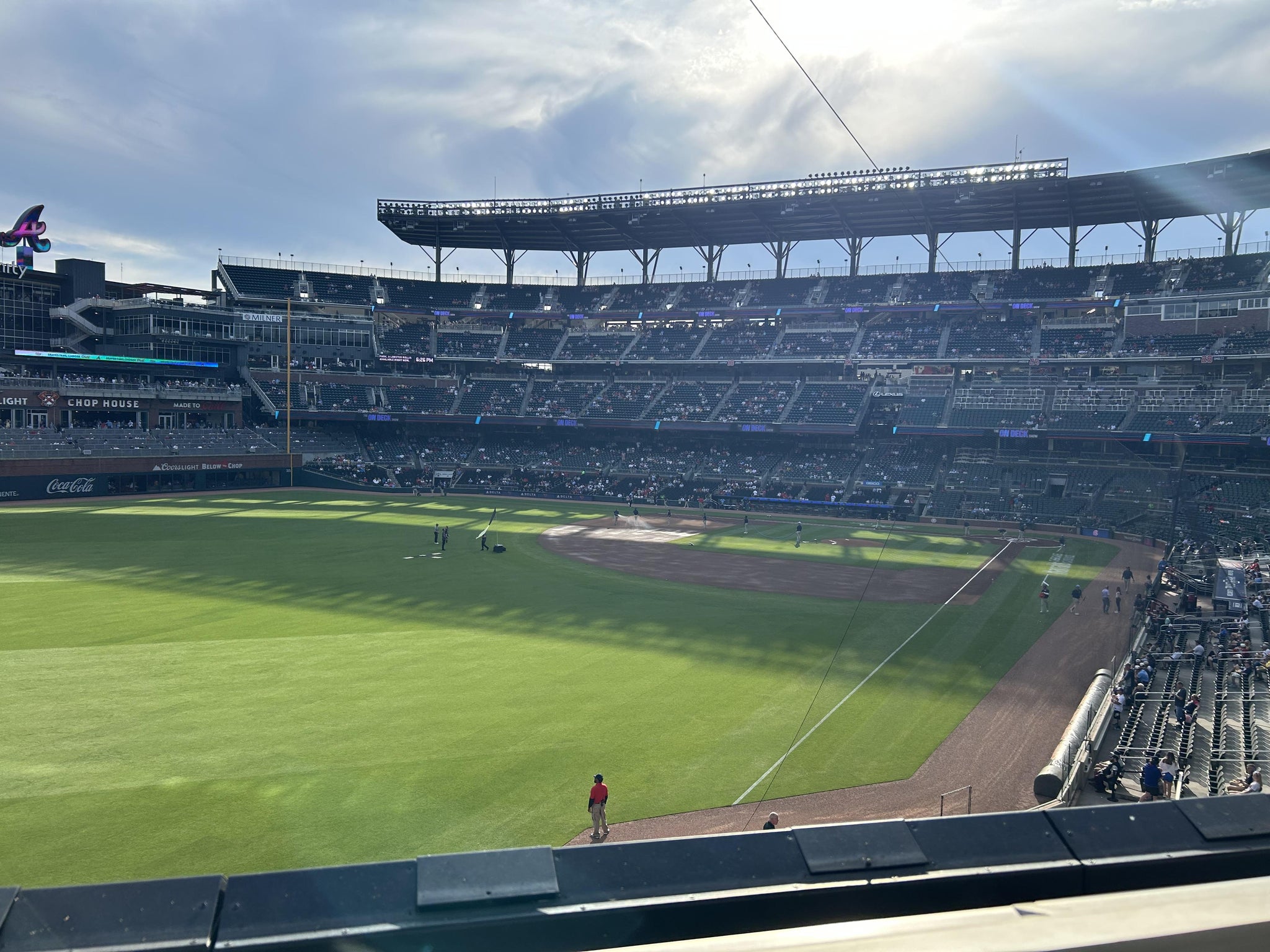 Real Fan View taken from Section 243 at Truist Park by Gail Z