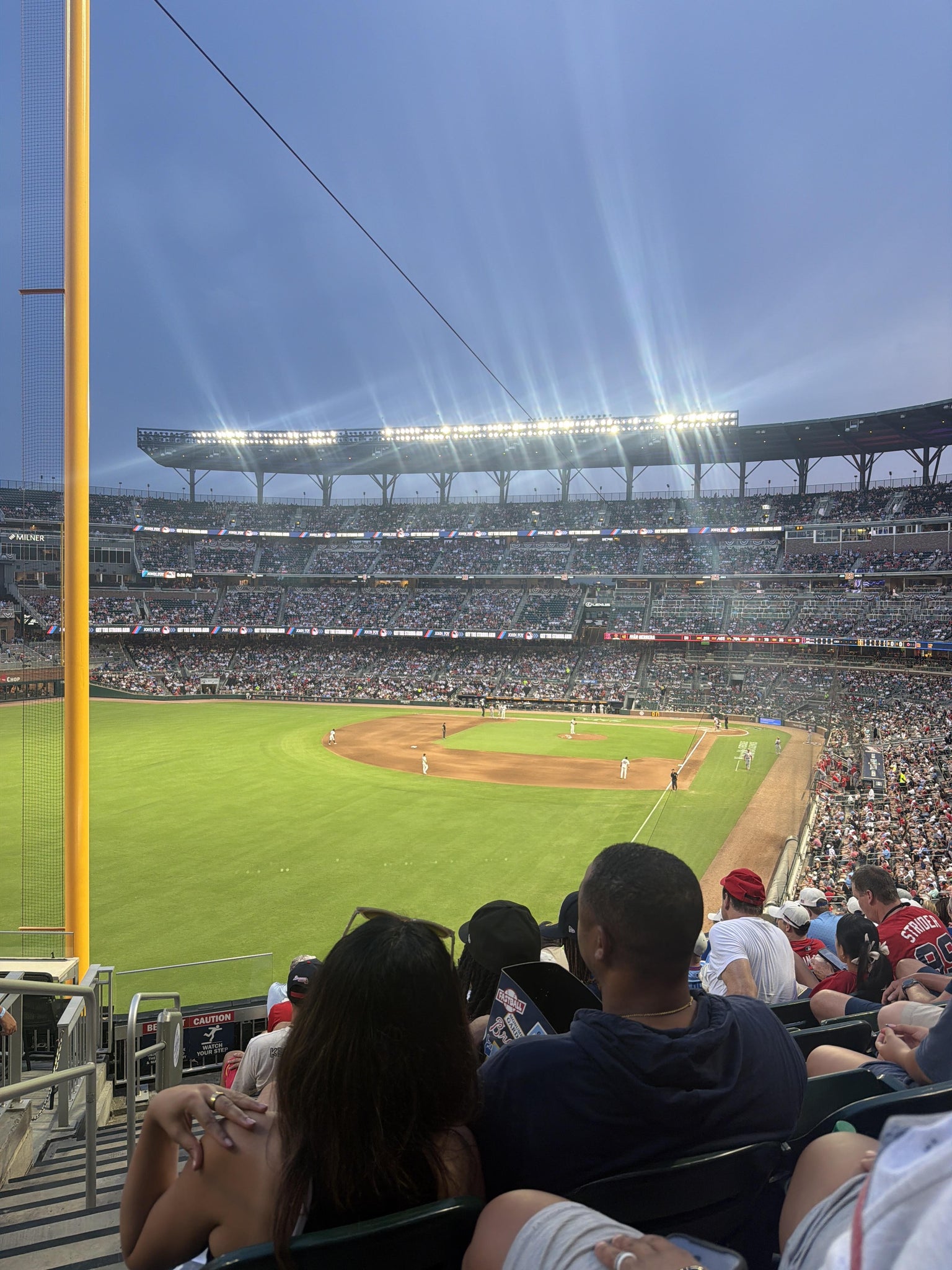 Real Fan View taken from Section 243 at Truist Park by Nicholas C