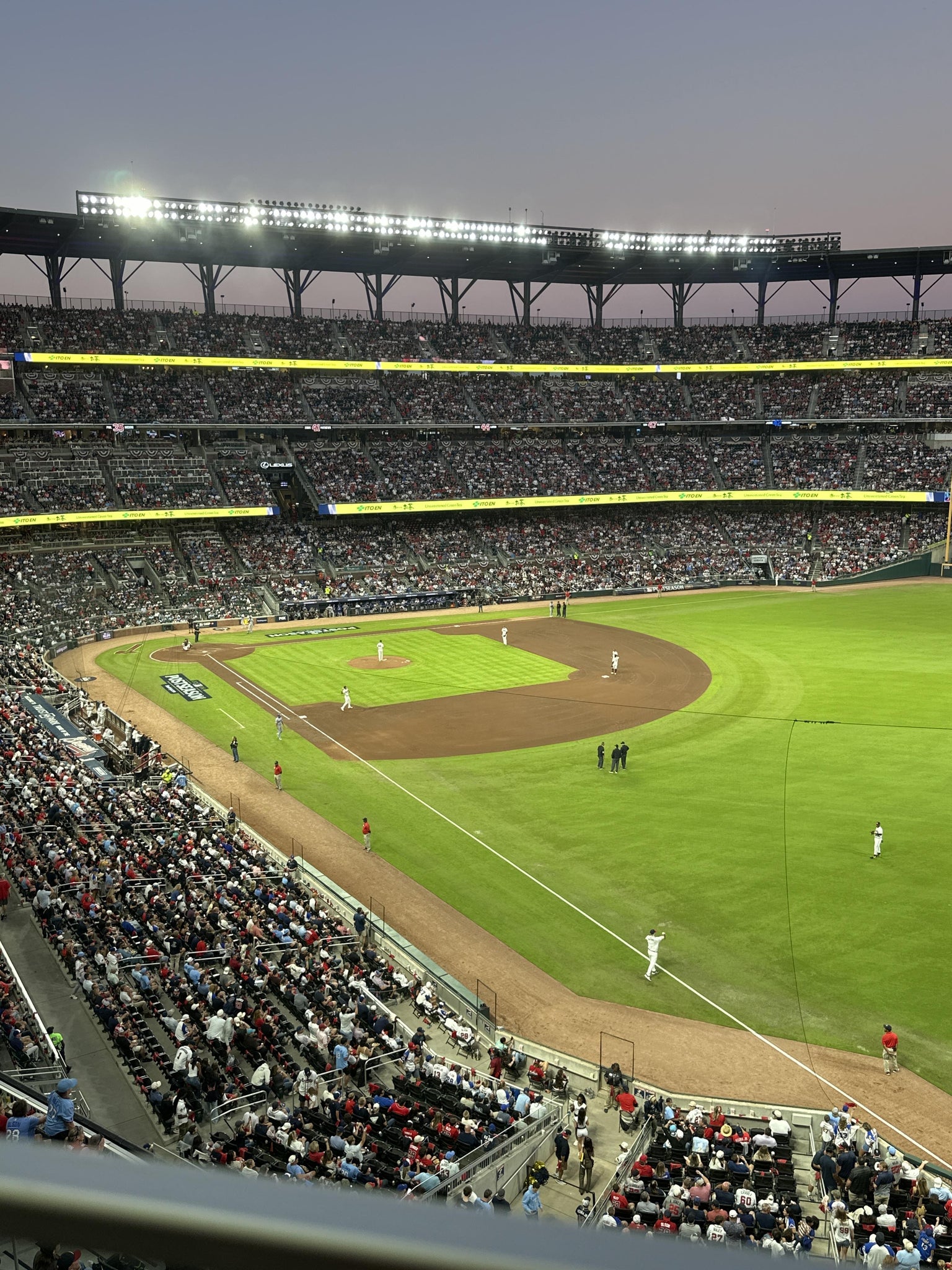 Real Fan View taken from Section 312 at Truist Park by Kelly E