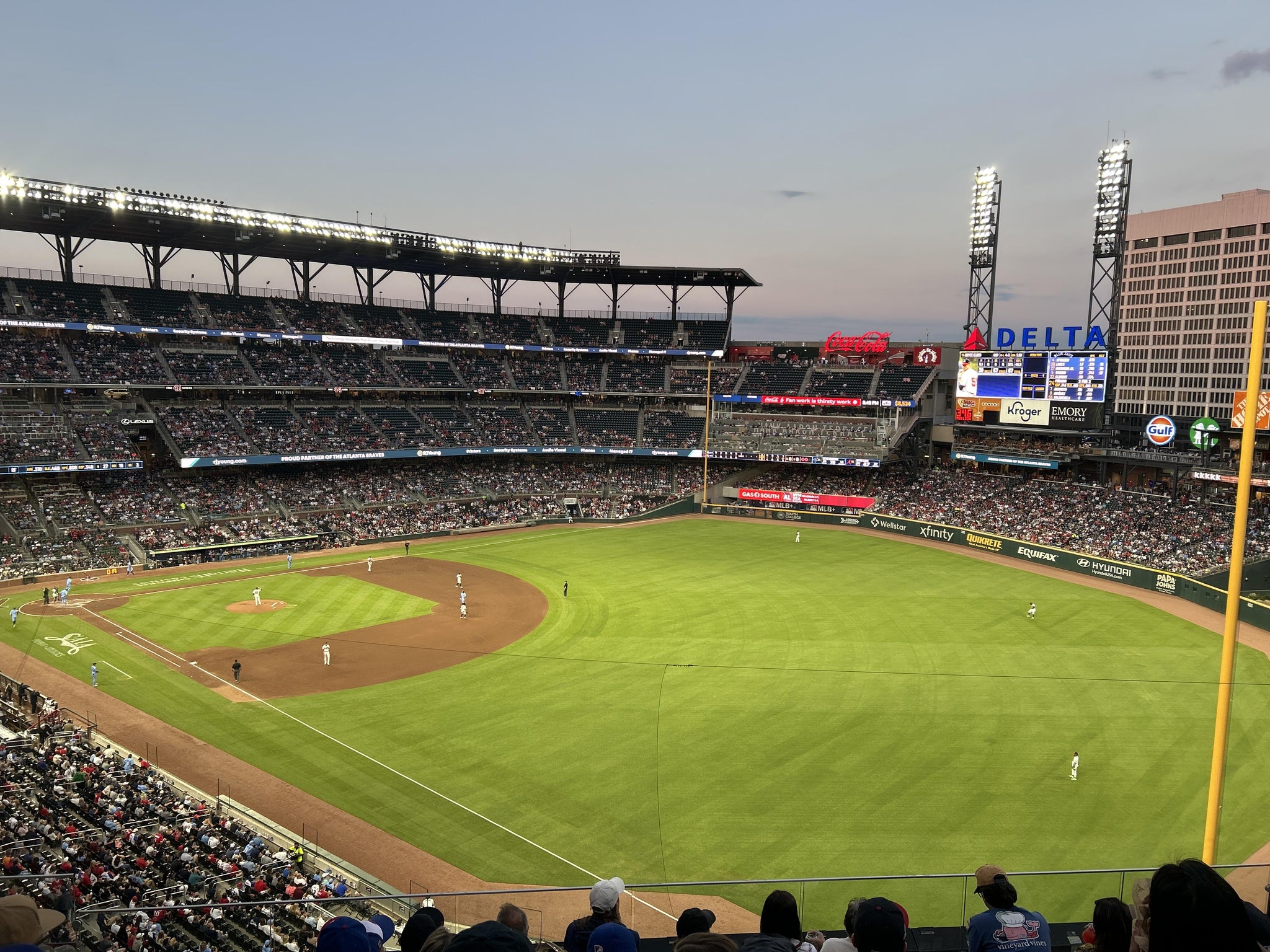 Real Fan View taken from Section 312 at Truist Park by Ramon j Y