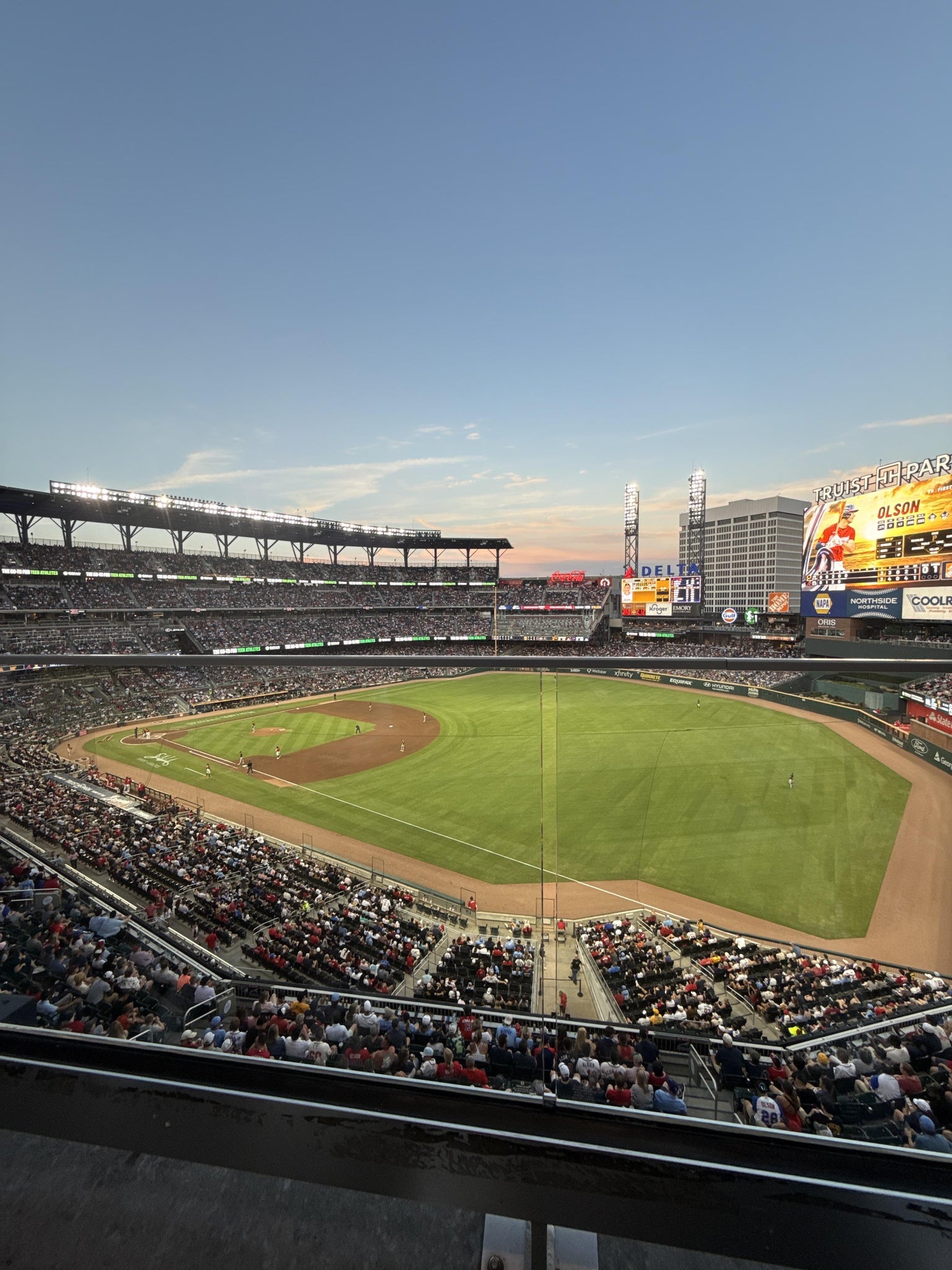 Real Fan View taken from Section 313 at Truist Park by Jason M