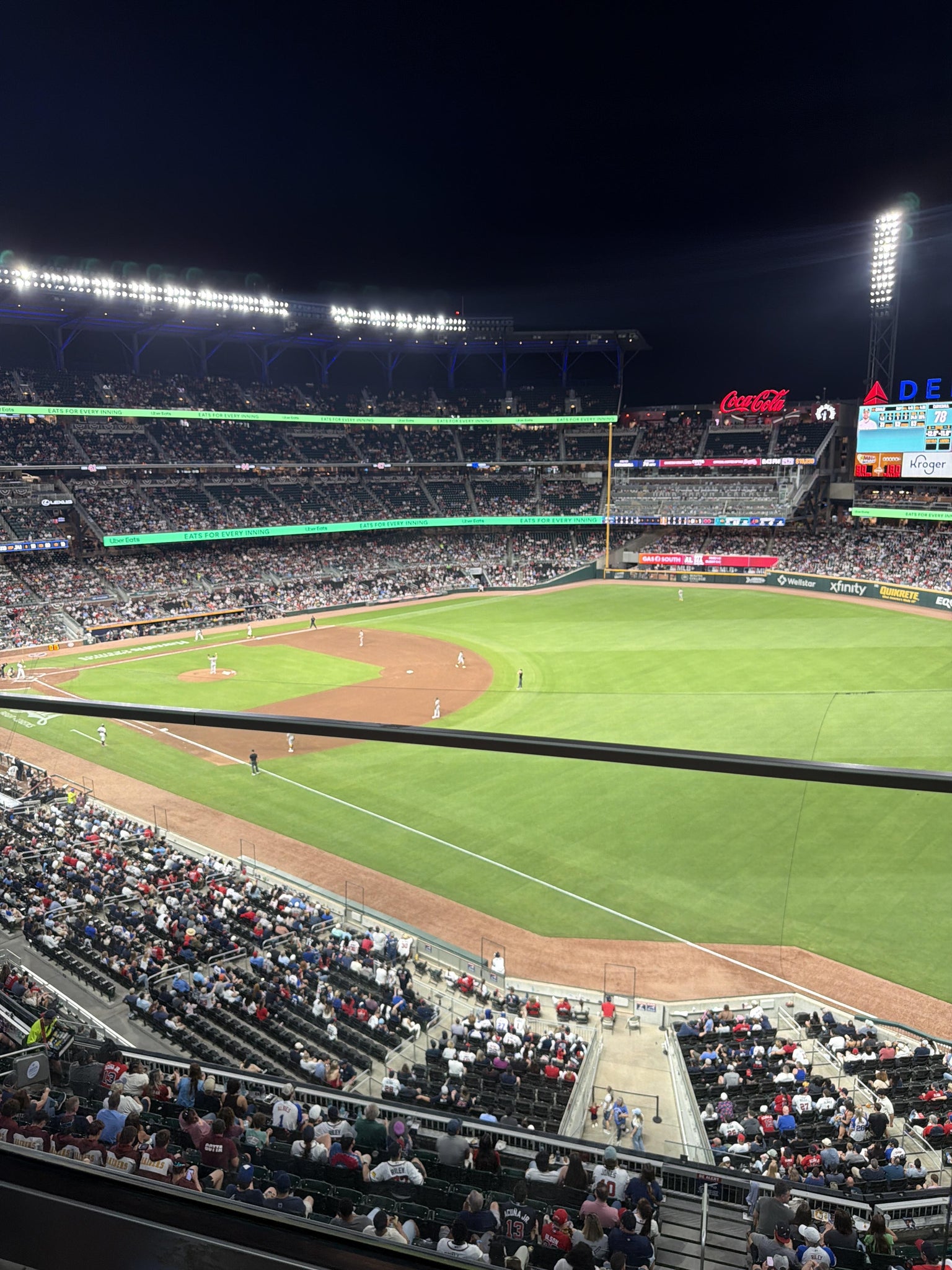 Real Fan View taken from Section 313 at Truist Park by Keeton N
