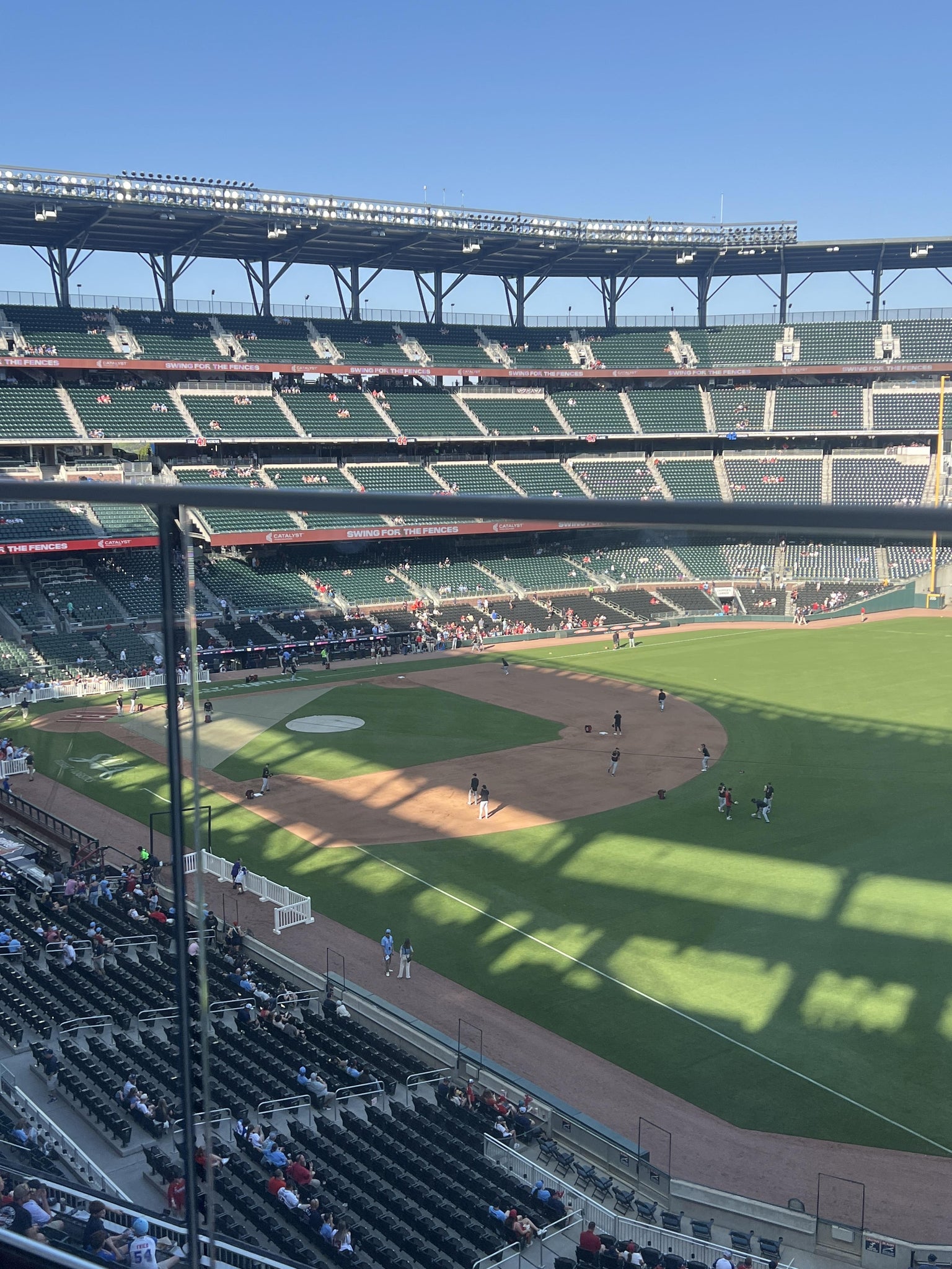 Real Fan View taken from Section 313 at Truist Park by Odessa C