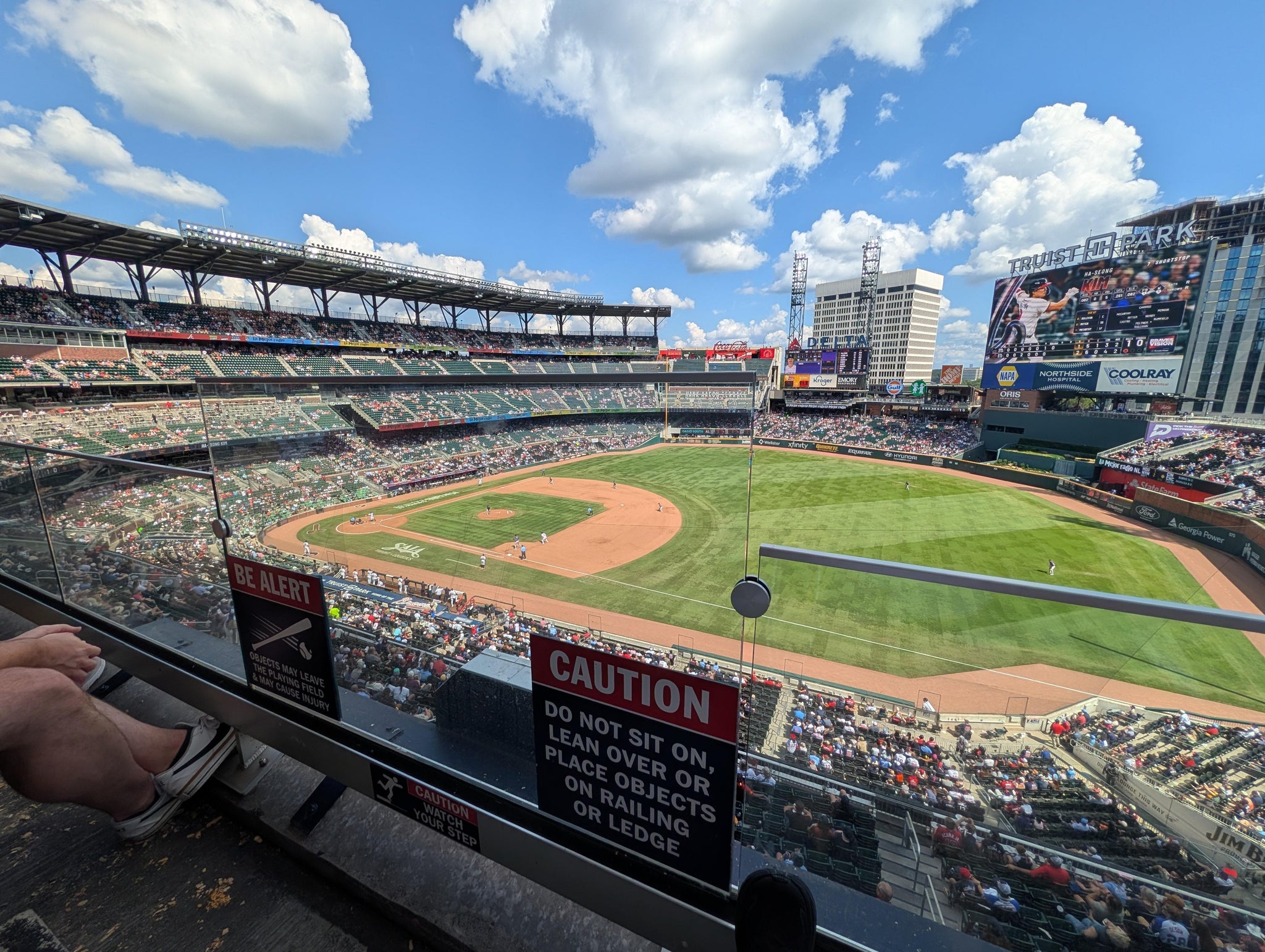 Real Fan View taken from Section 315 at Truist Park by Lisa R
