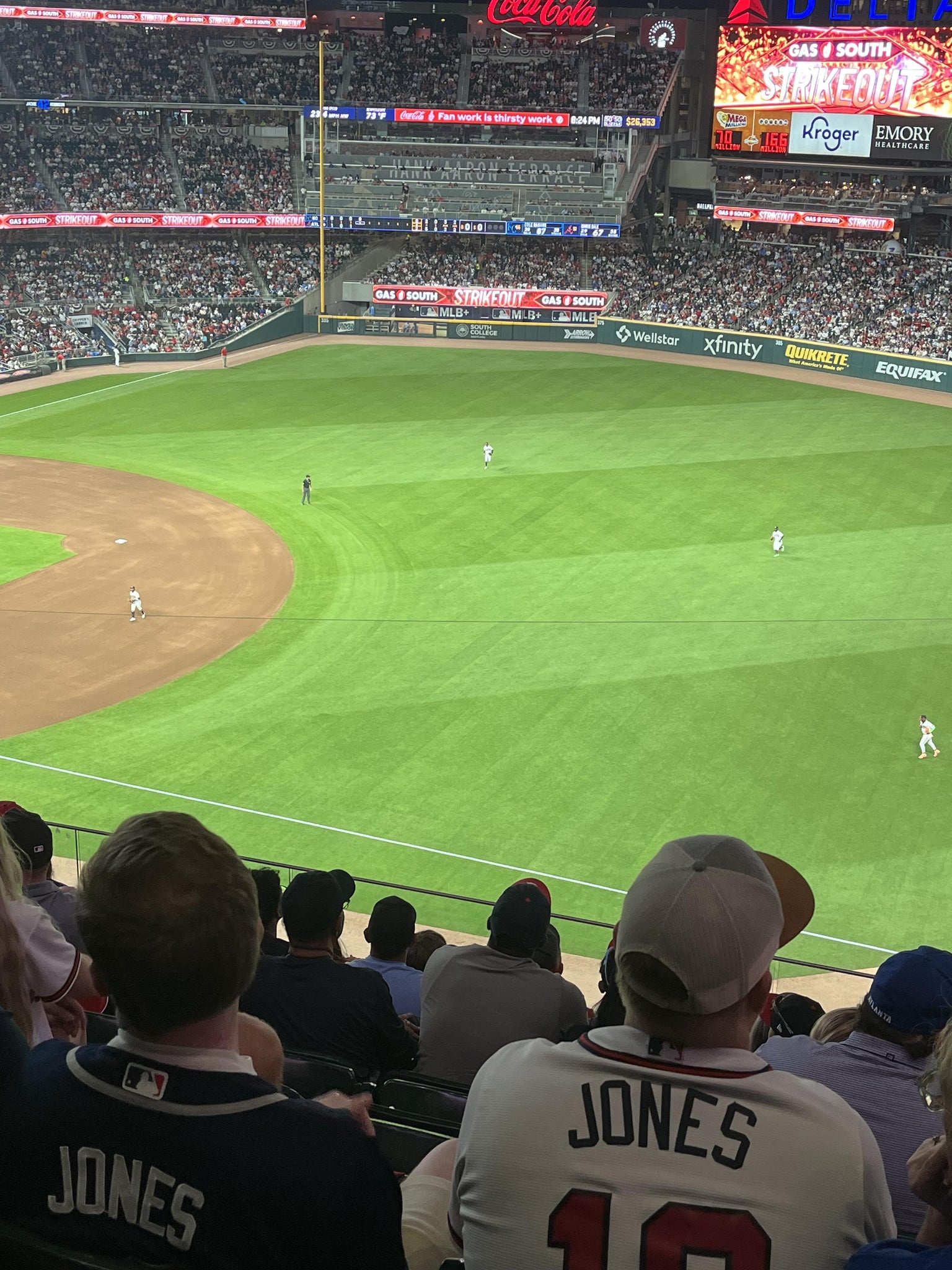 Real Fan View taken from Section 315 at Truist Park by Deidre B
