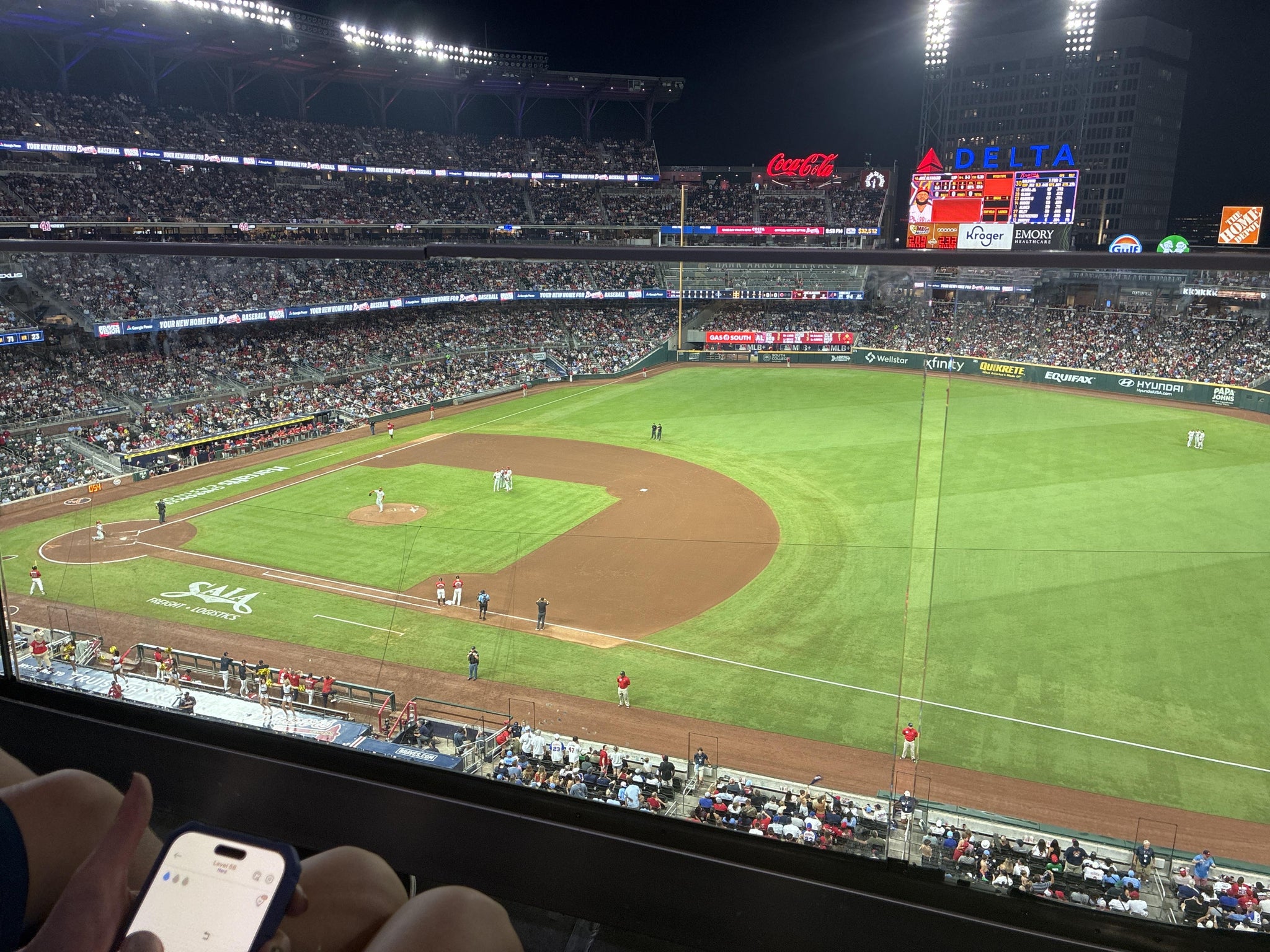 Real Fan View taken from Section 316 at Truist Park by John S