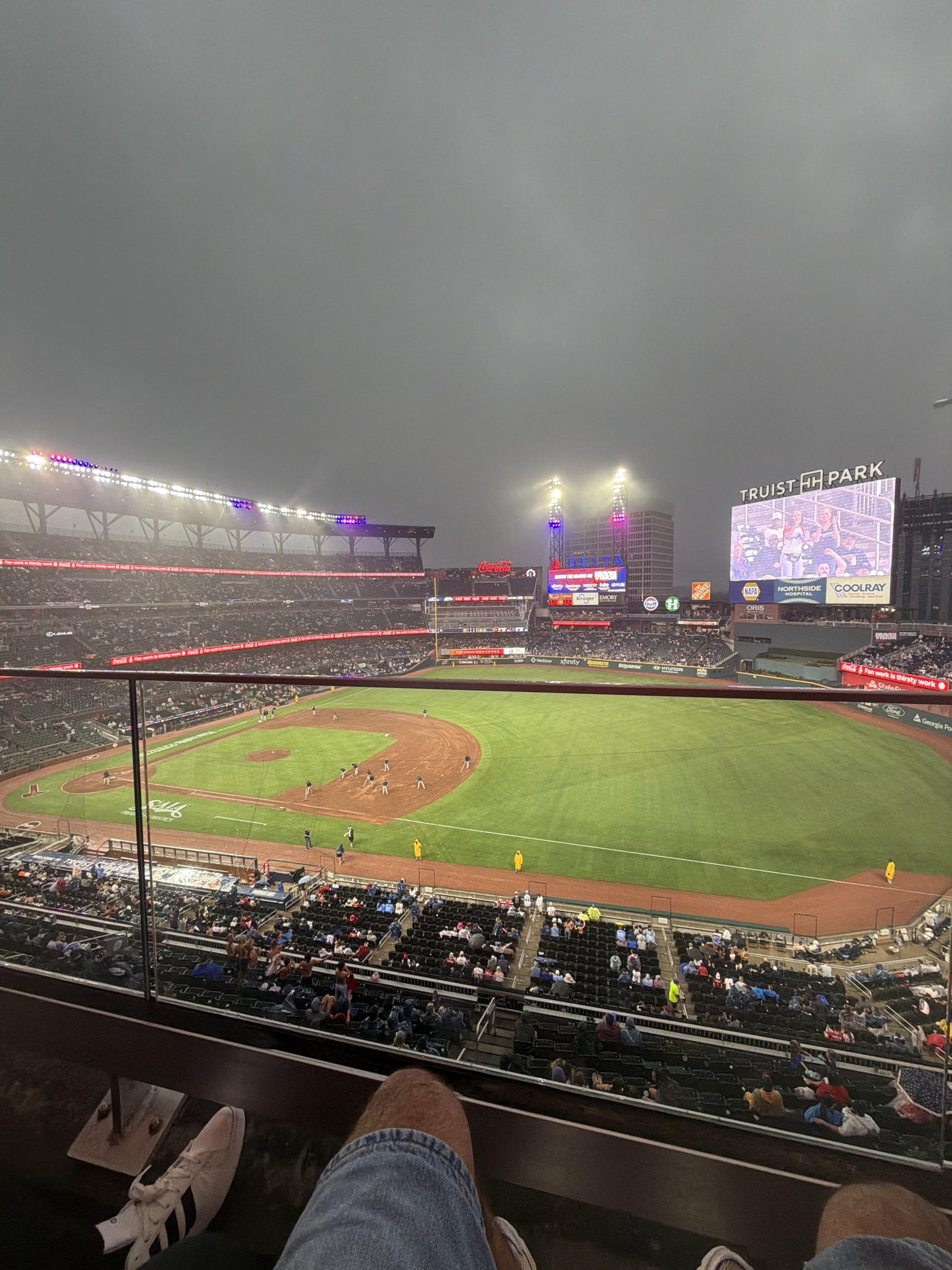Real Fan View taken from Section 316 at Truist Park by Brayan C