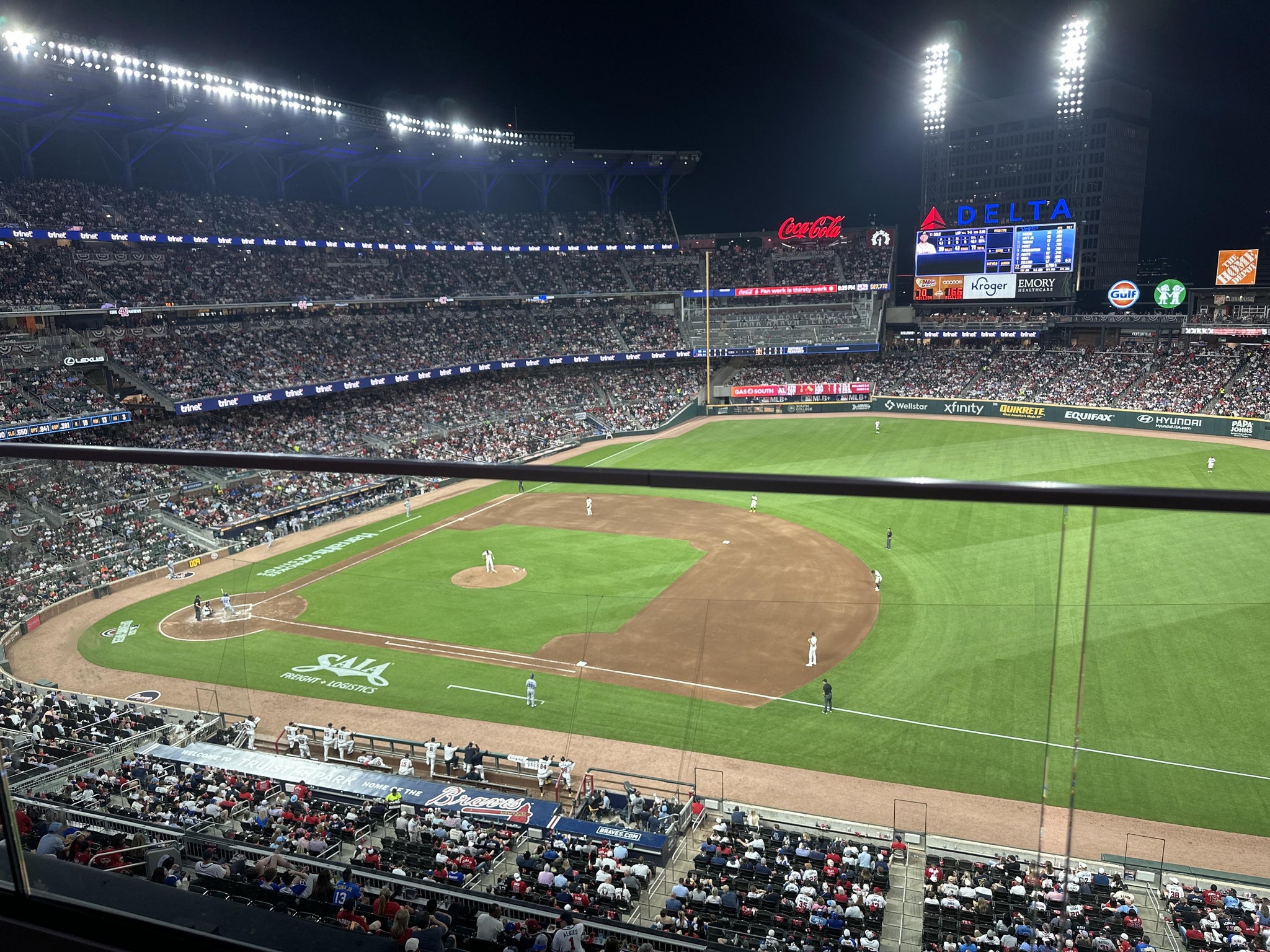 Real Fan View taken from Section 317 at Truist Park by Kelly R