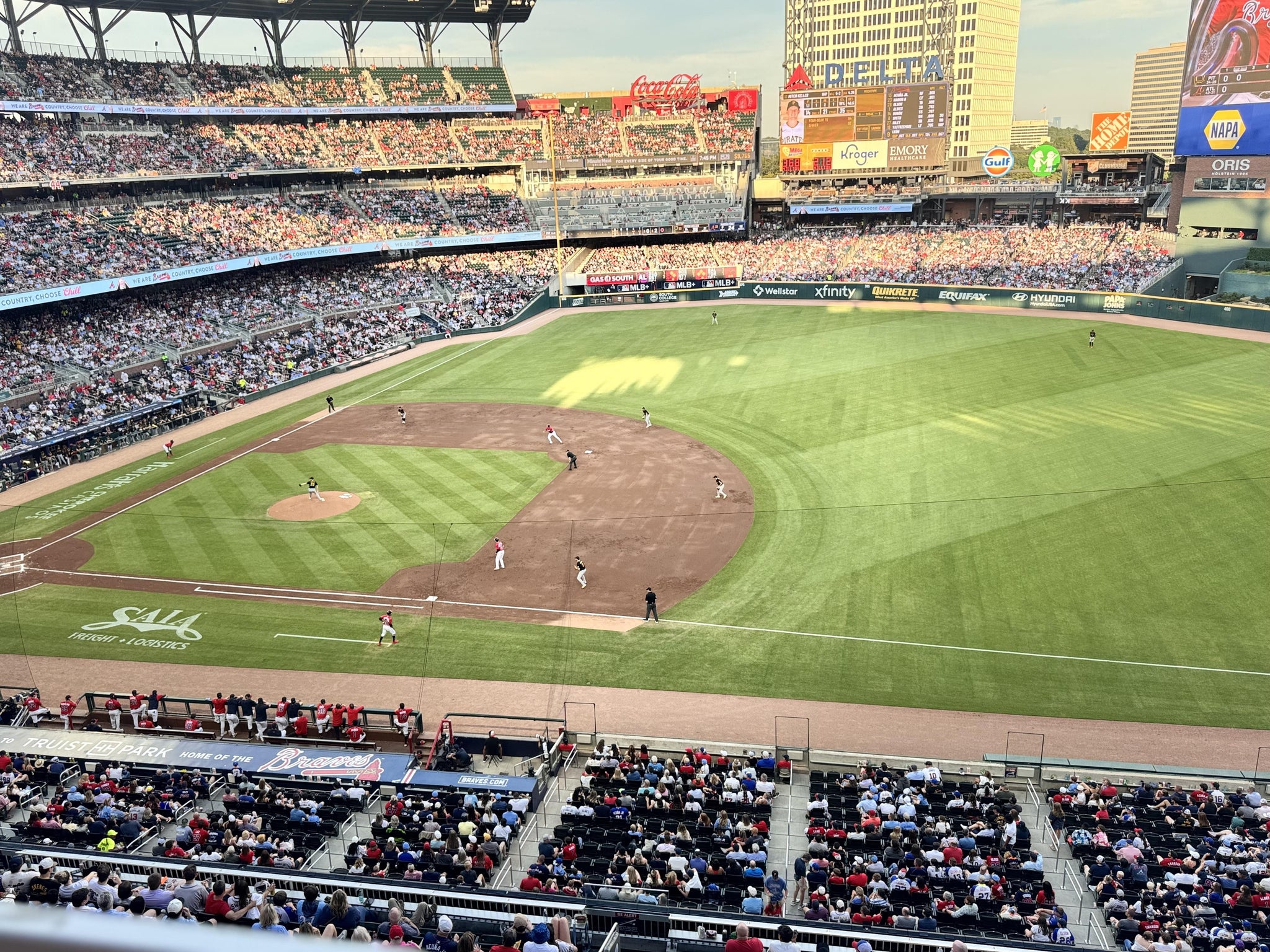 Real Fan View taken from Section 317 at Truist Park by Jenn M