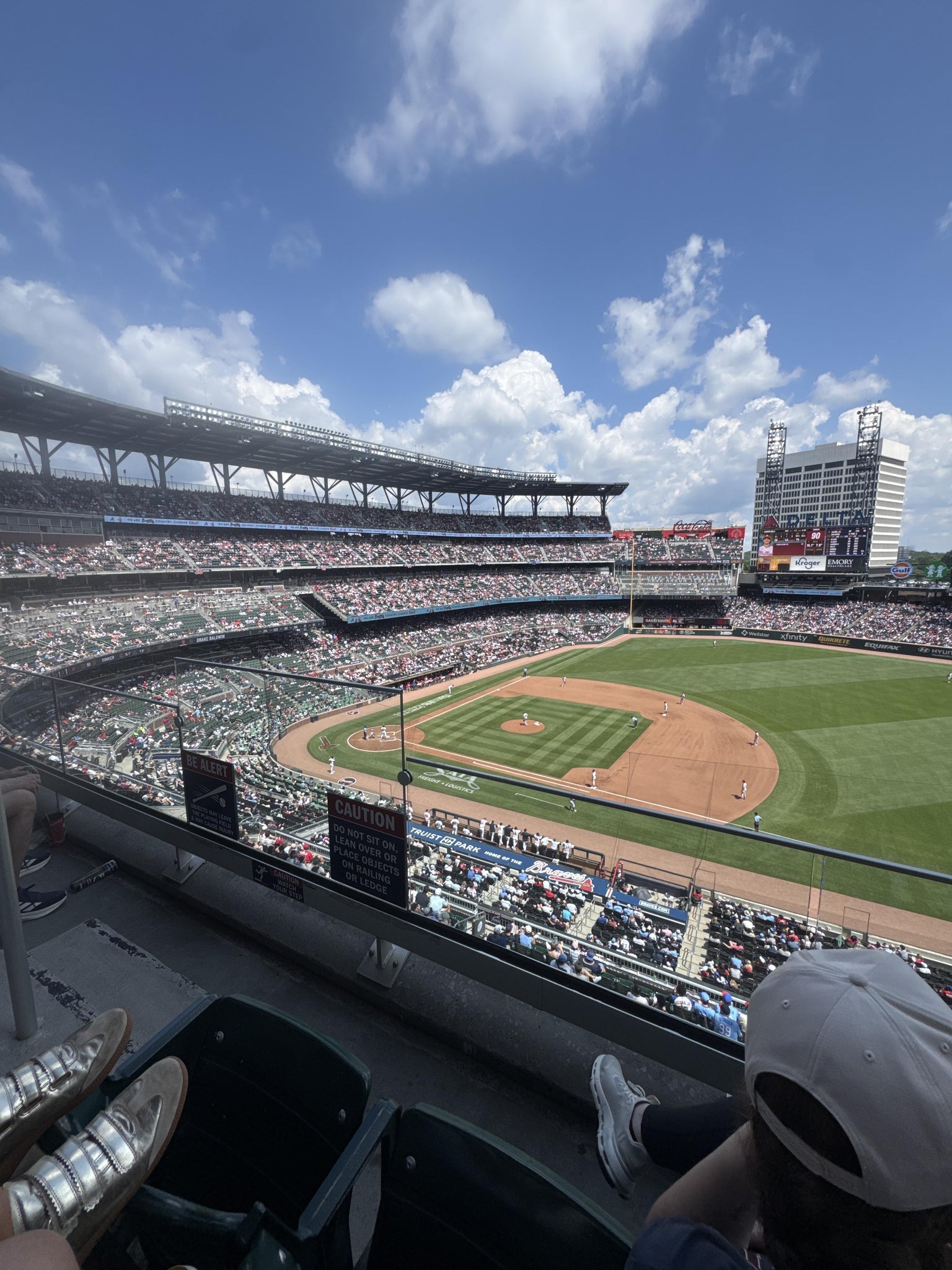 Real Fan View taken from Section 317 at Truist Park by Josh B