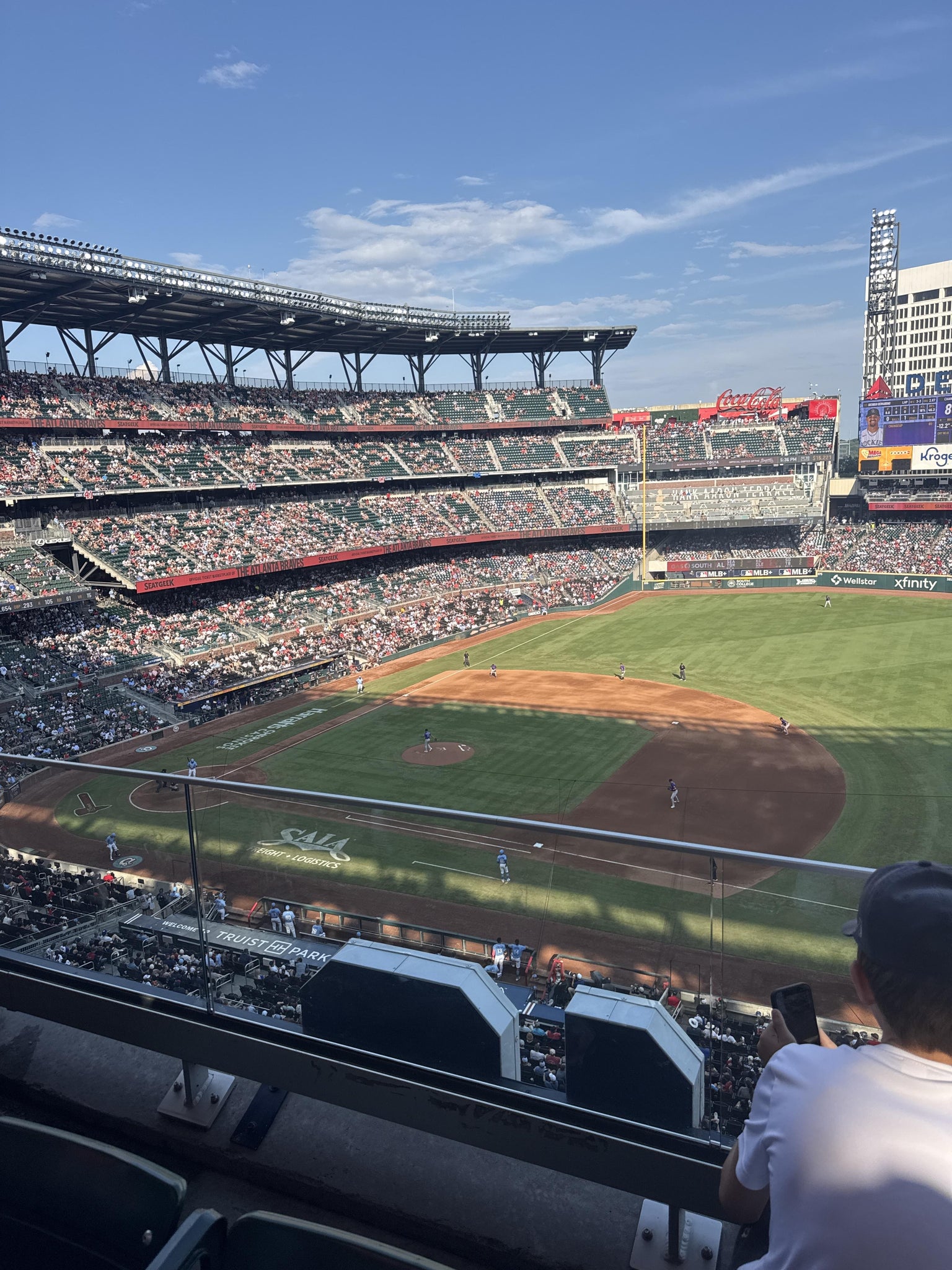 Real Fan View taken from Section 317 at Truist Park by Michelle S