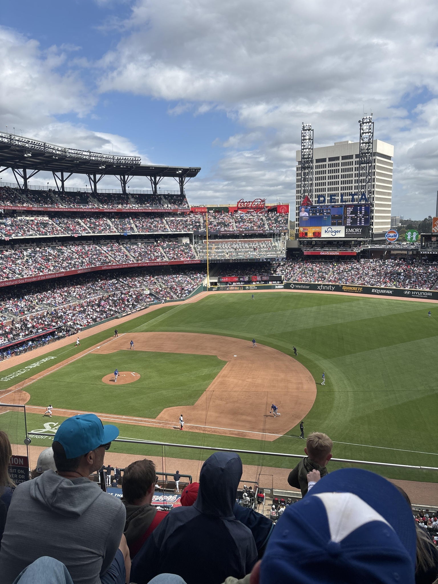 Real Fan View taken from Section 317 at Truist Park by Rebecca C