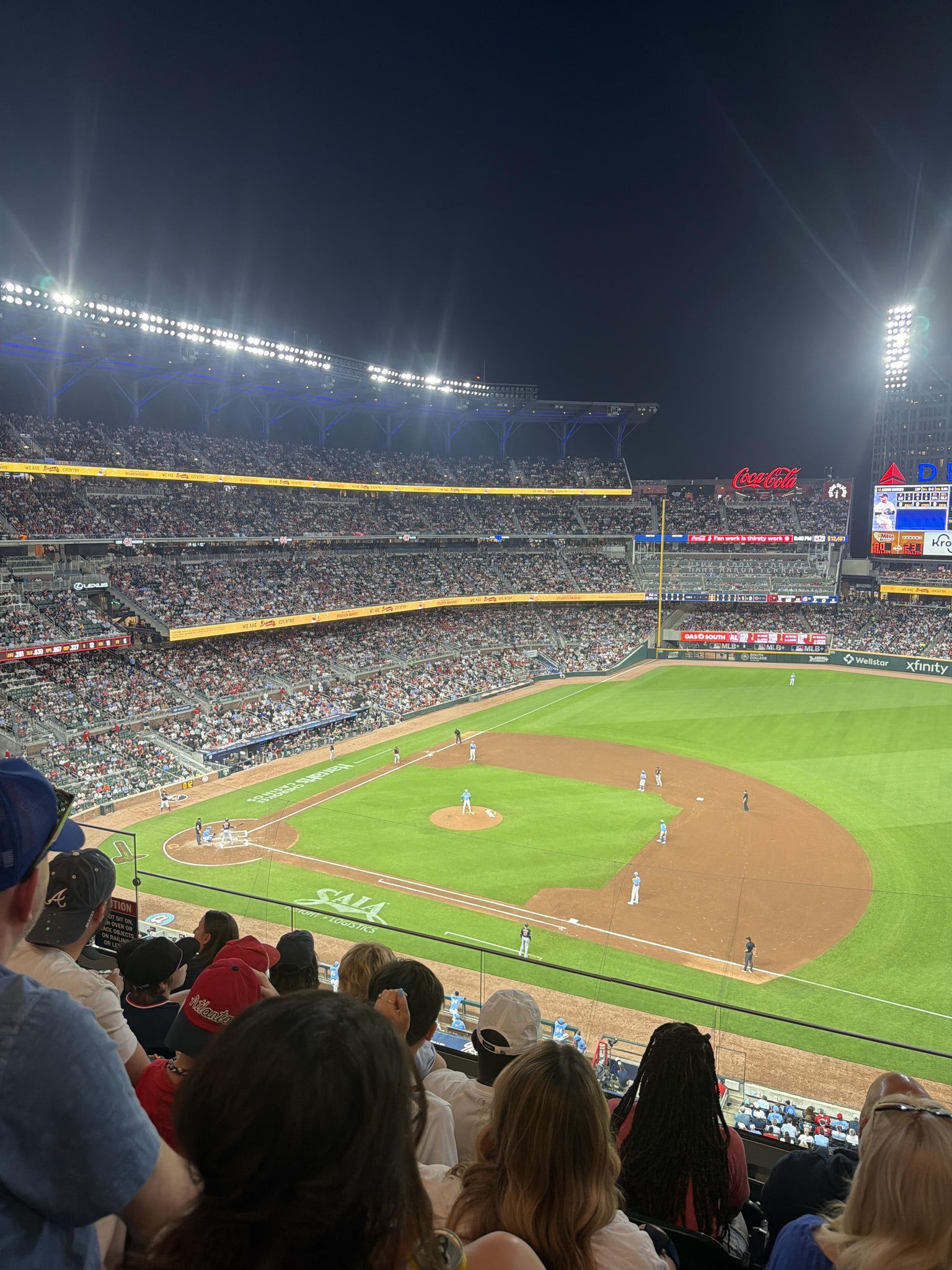 Real Fan View taken from Section 317 at Truist Park by Katie F