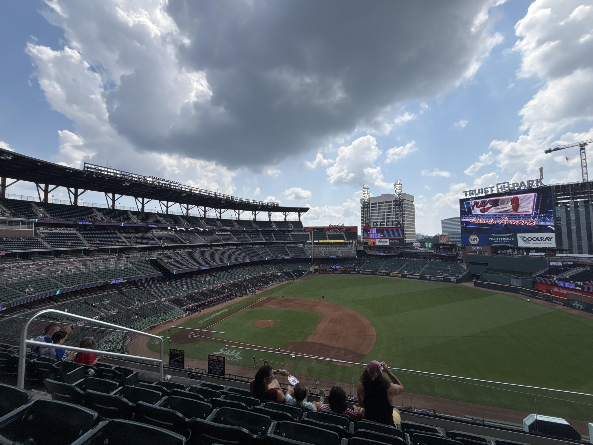 Real Fan View taken from Section 317 at Truist Park by Stephanie C