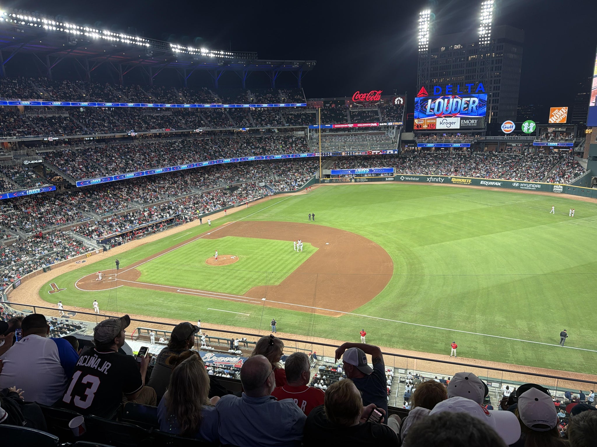 Real Fan View taken from Section 317 at Truist Park by Michael H