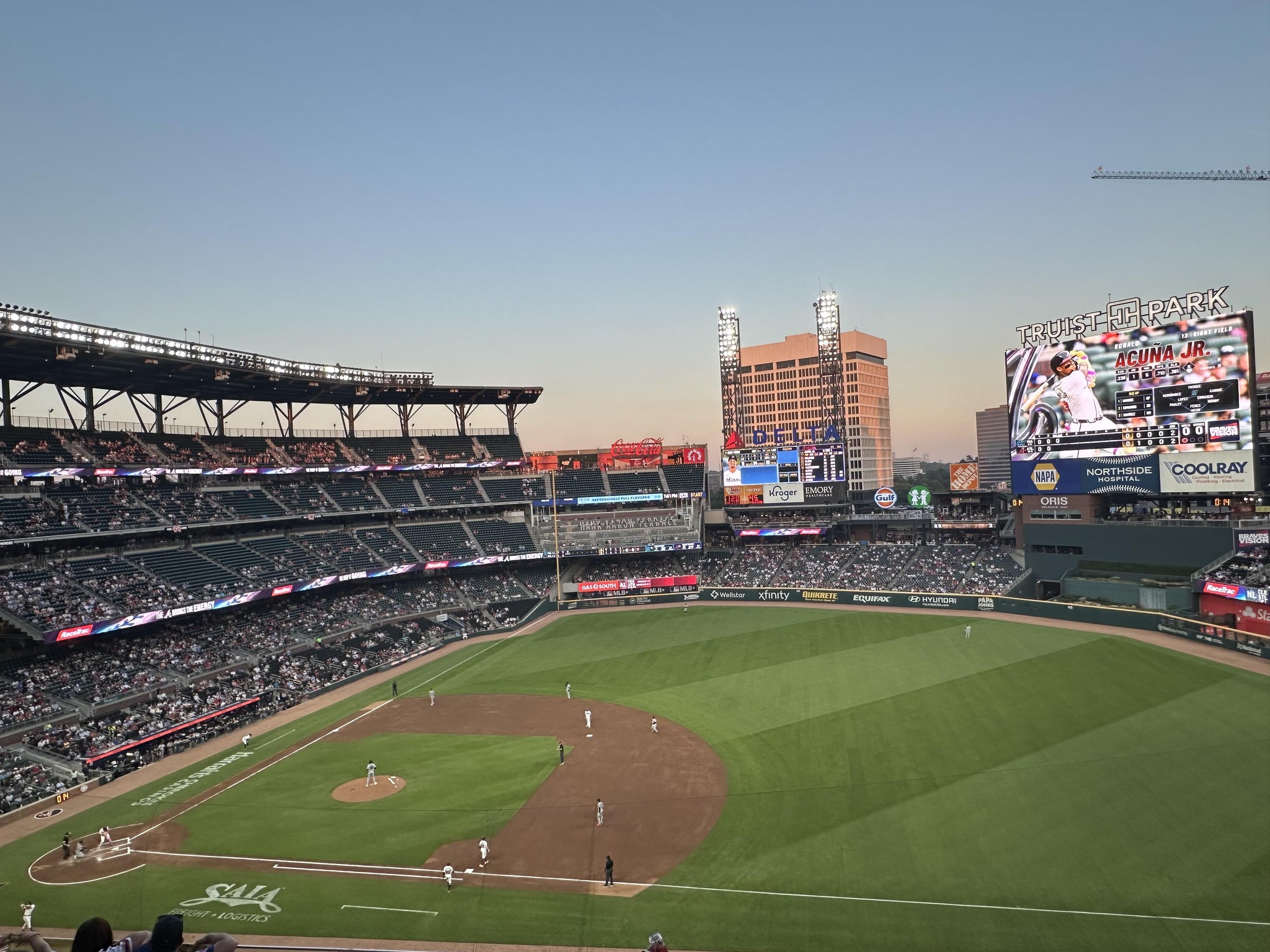 Real Fan View taken from Section 317 at Truist Park by Andrew H