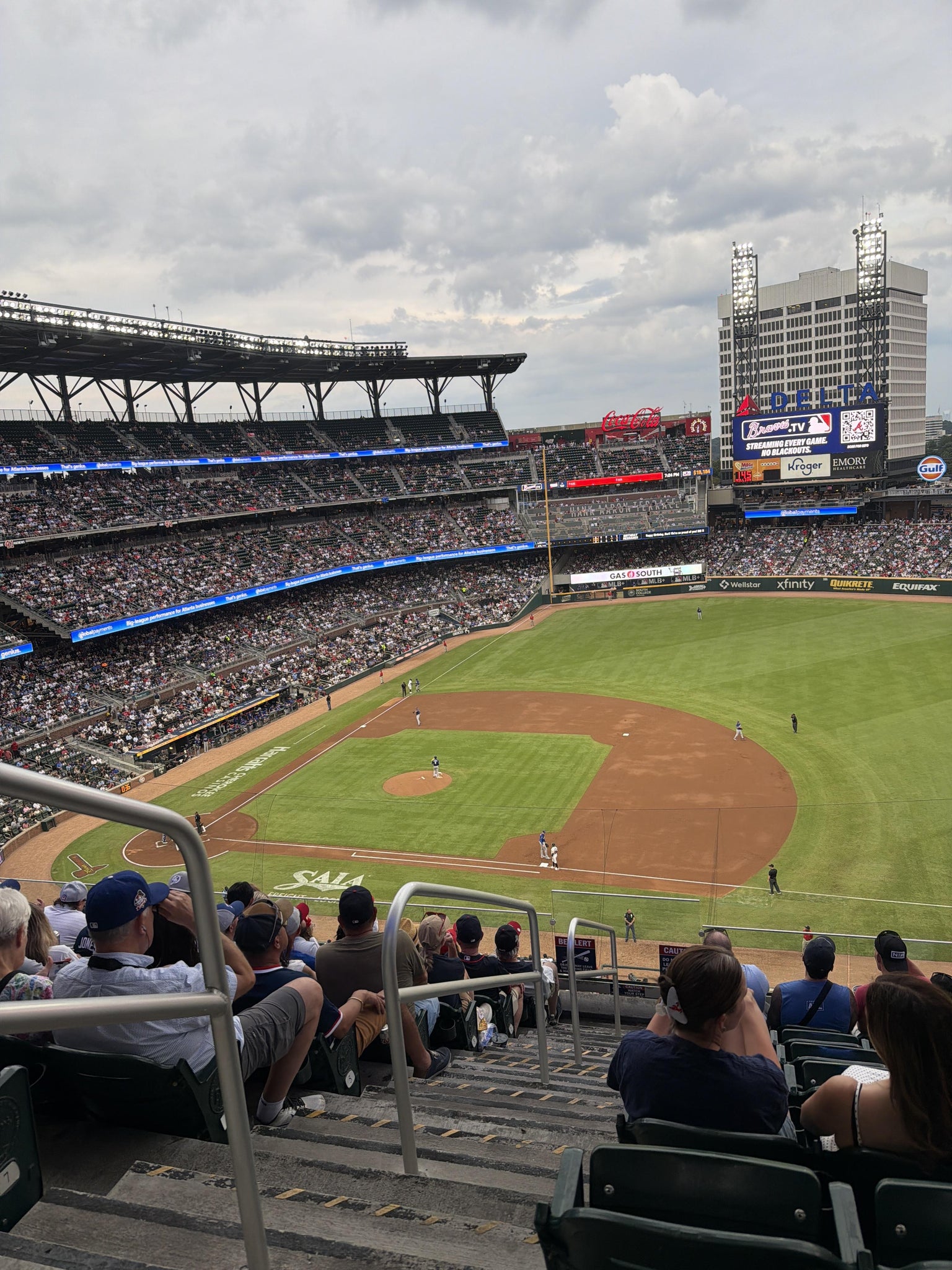 Real Fan View taken from Section 317 at Truist Park by Andrea S