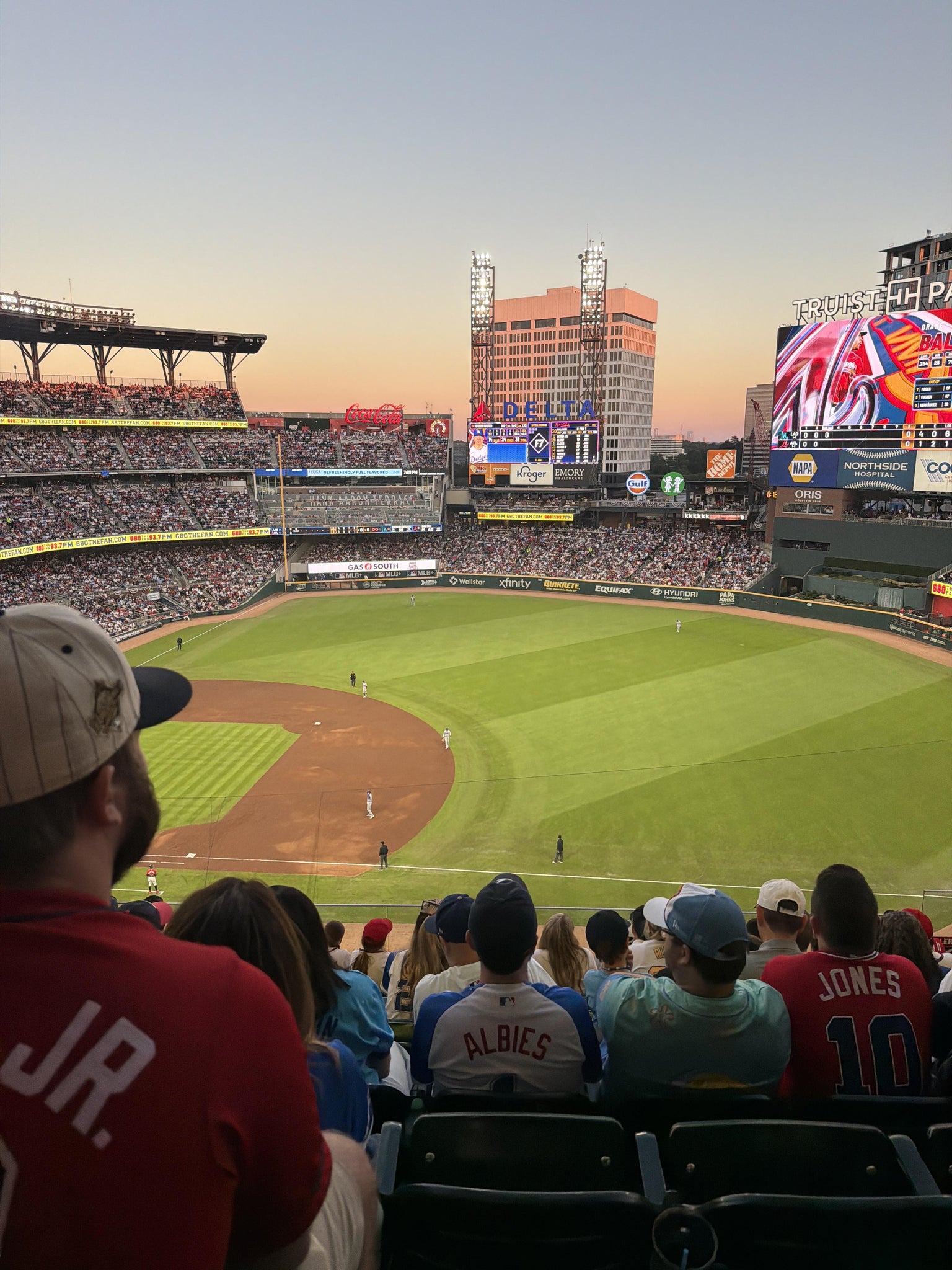 Real Fan View taken from Section 317 at Truist Park by Jada T