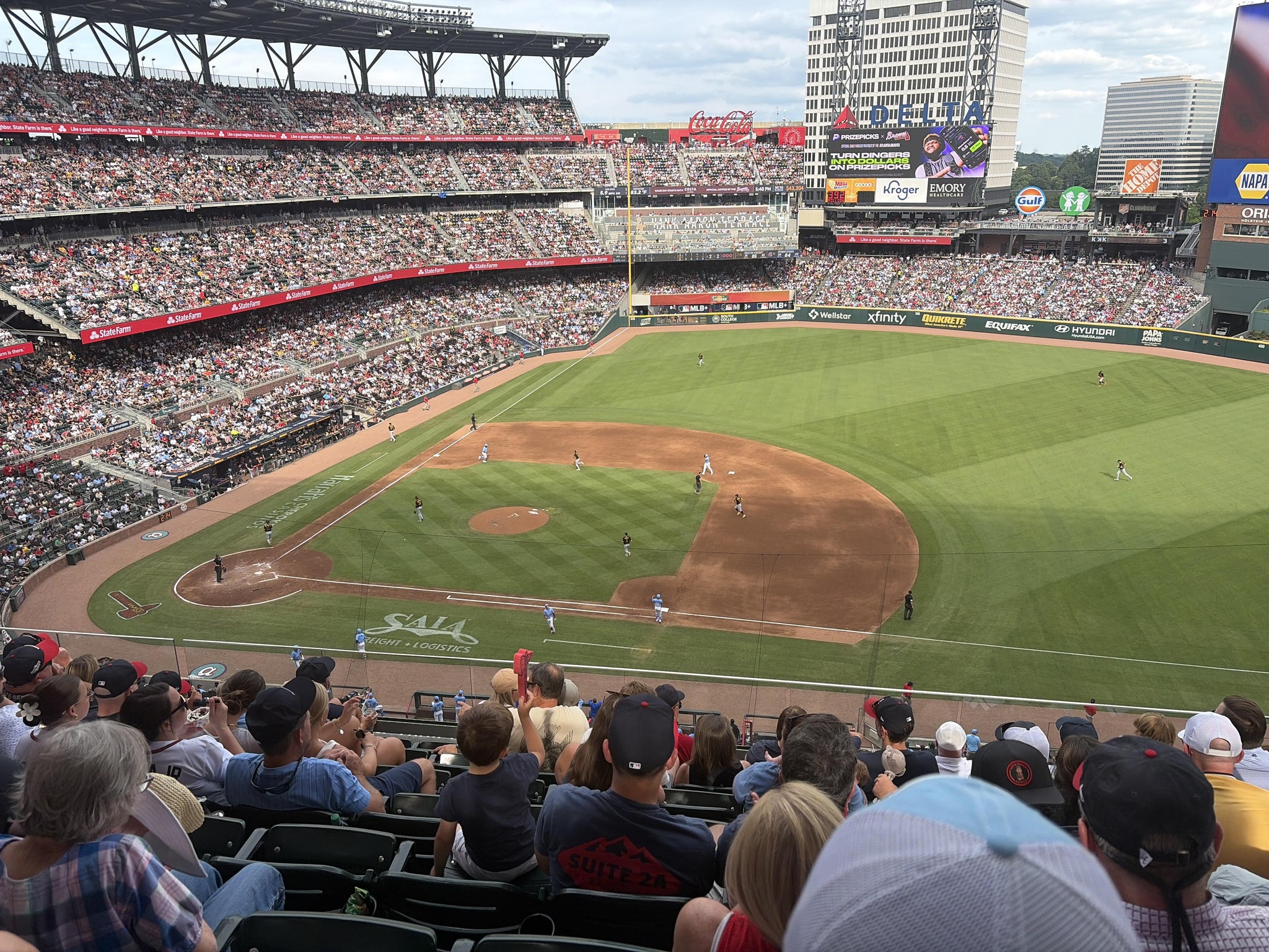 Real Fan View taken from Section 318 at Truist Park by Brian M