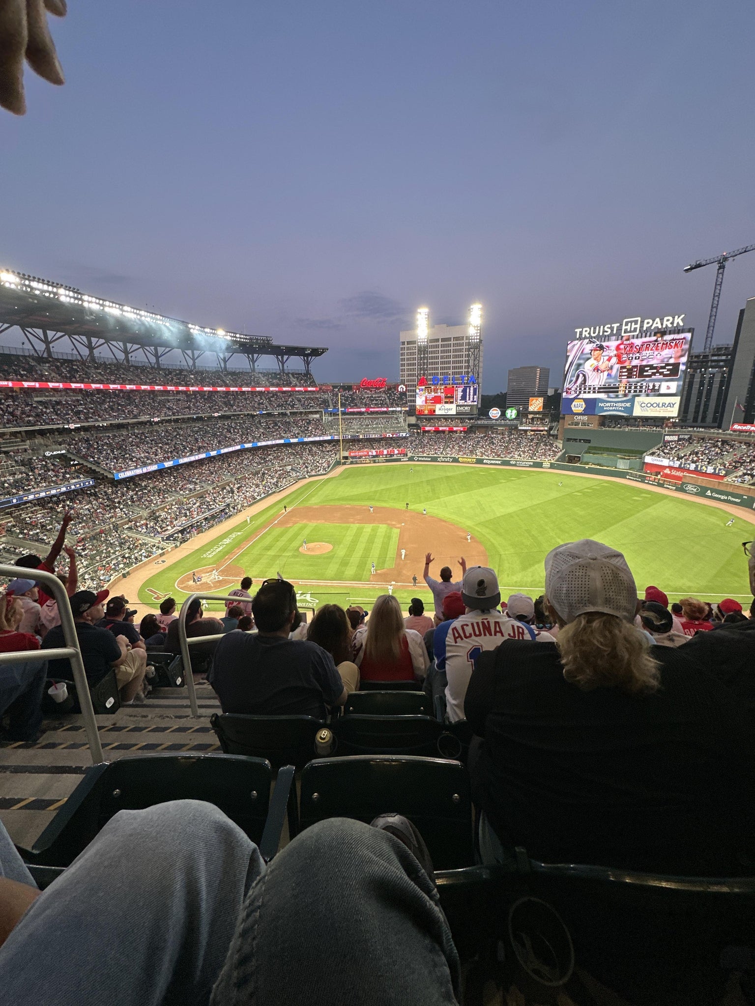 Real Fan View taken from Section 318 at Truist Park by Camryn J