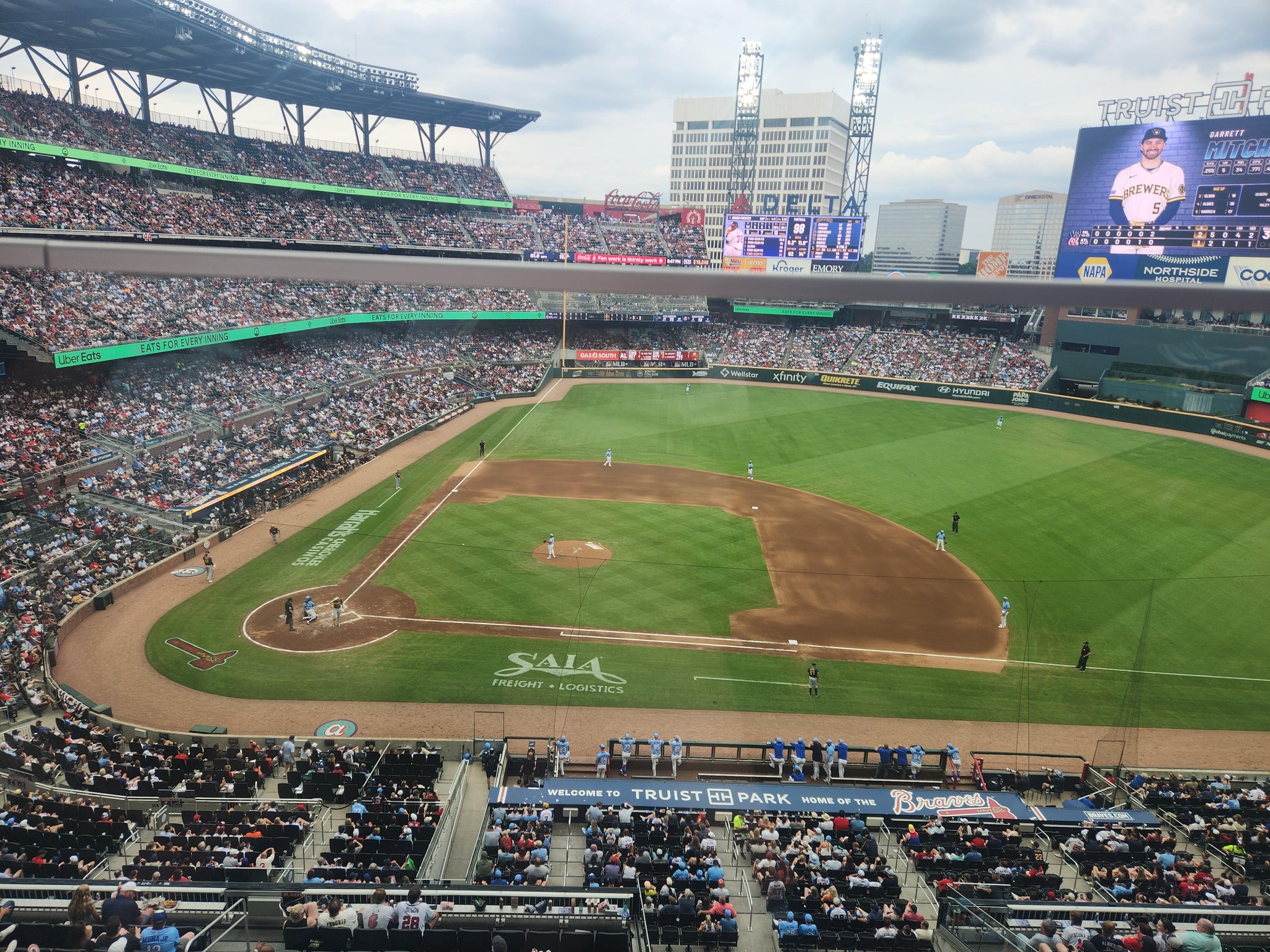 Real Fan View taken from Section 320 at Truist Park by Ashley W