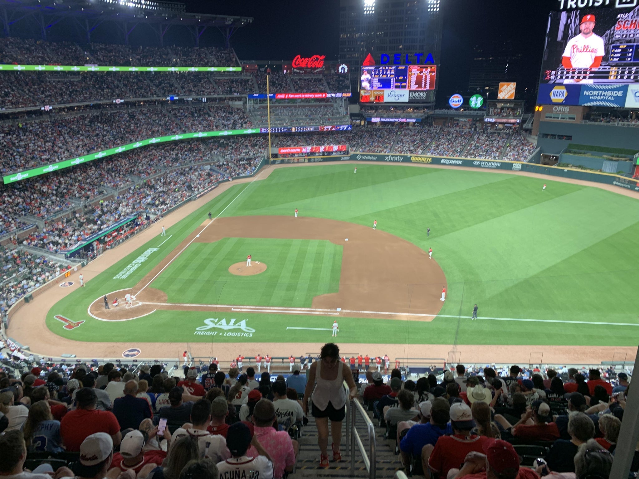 Real Fan View taken from Section 320 at Truist Park by Isaac C