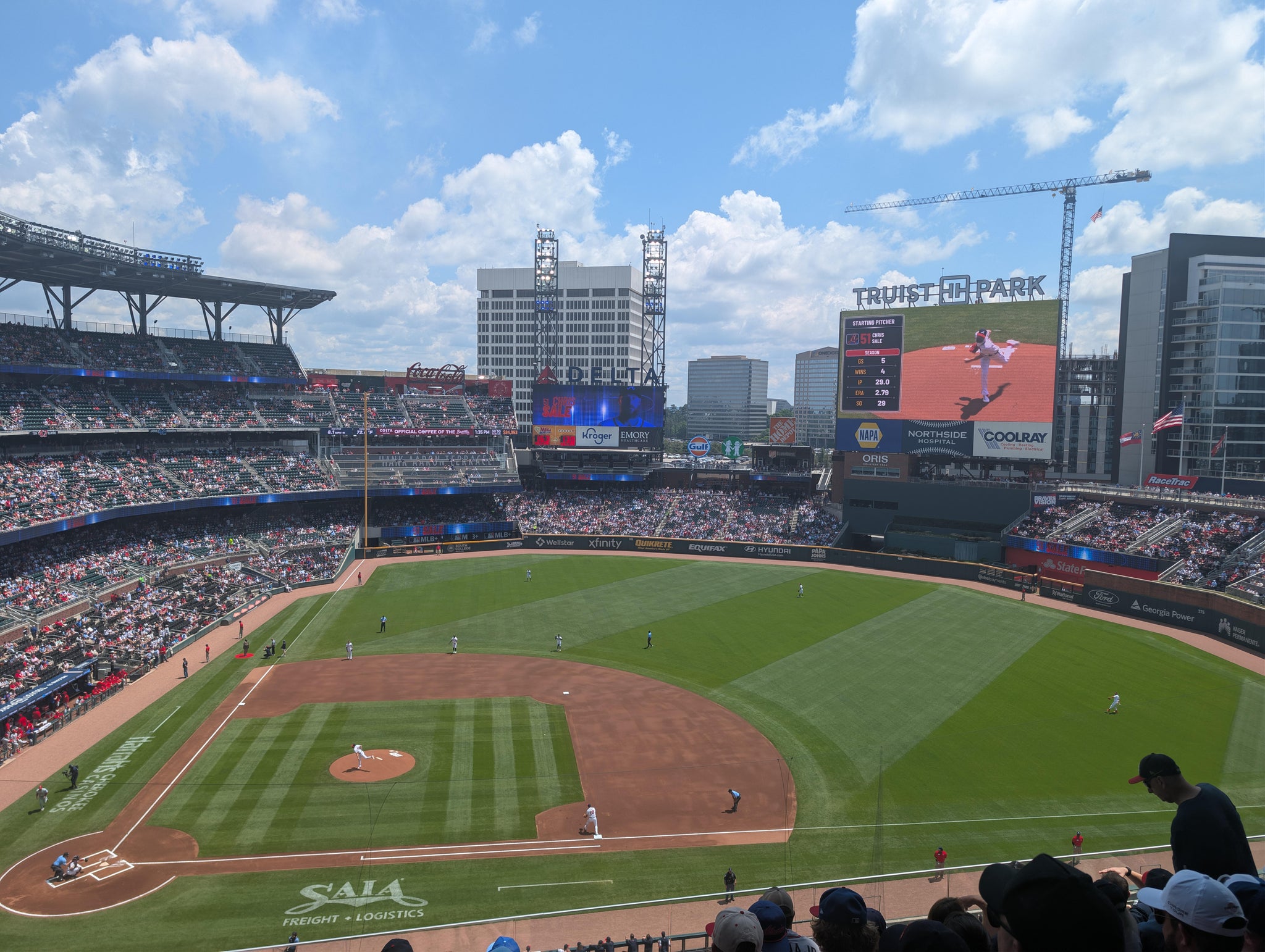 Real Fan View taken from Section 320 at Truist Park by Brian D