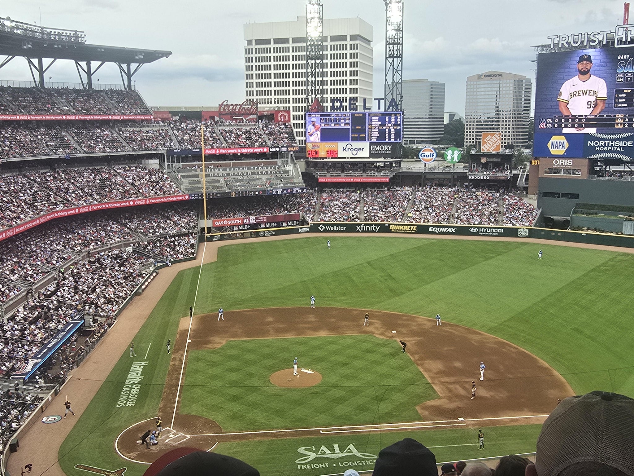 Real Fan View taken from Section 322 at Truist Park by Taylor C