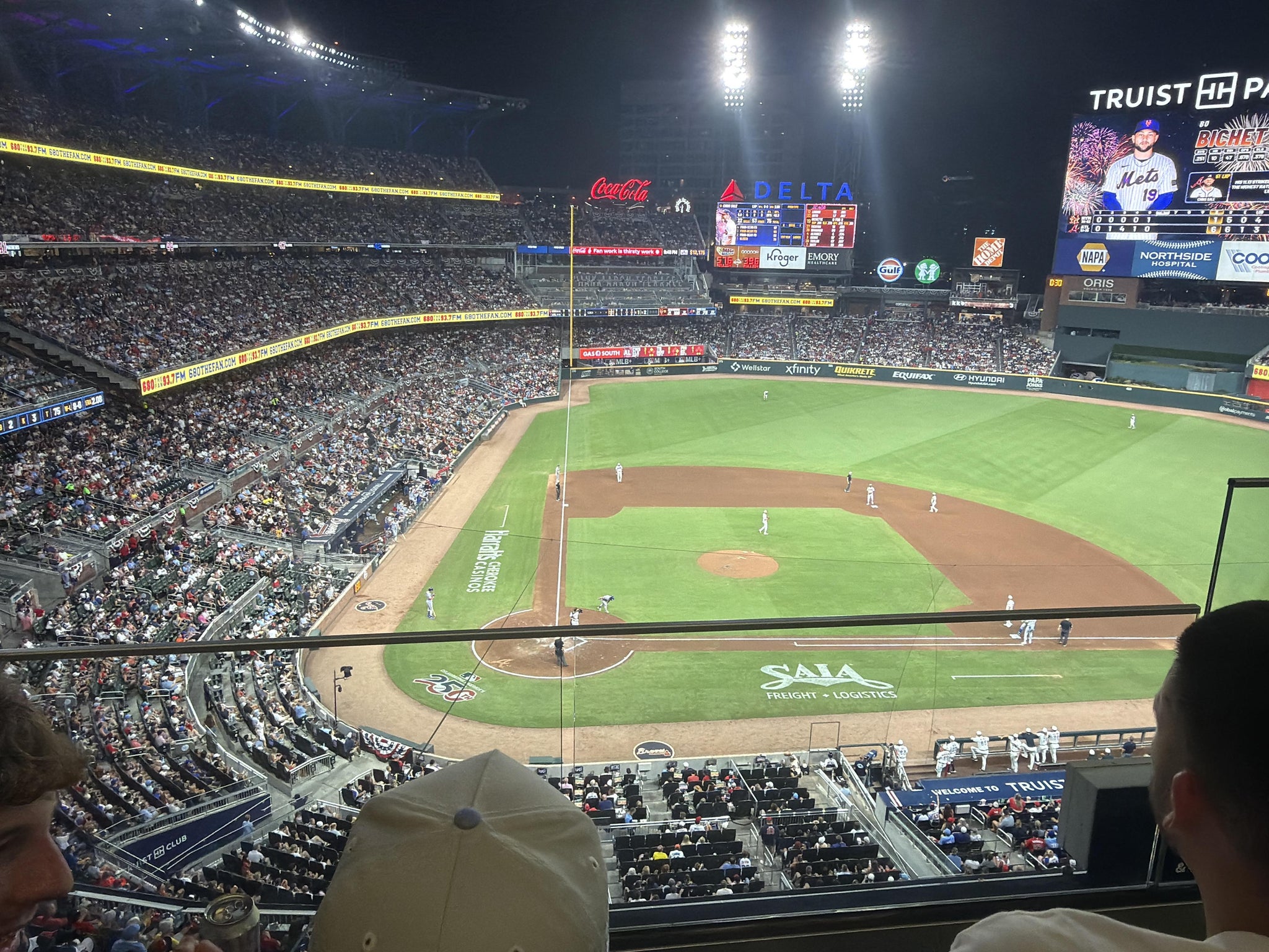Real Fan View taken from Section 323 at Truist Park by Sheena I