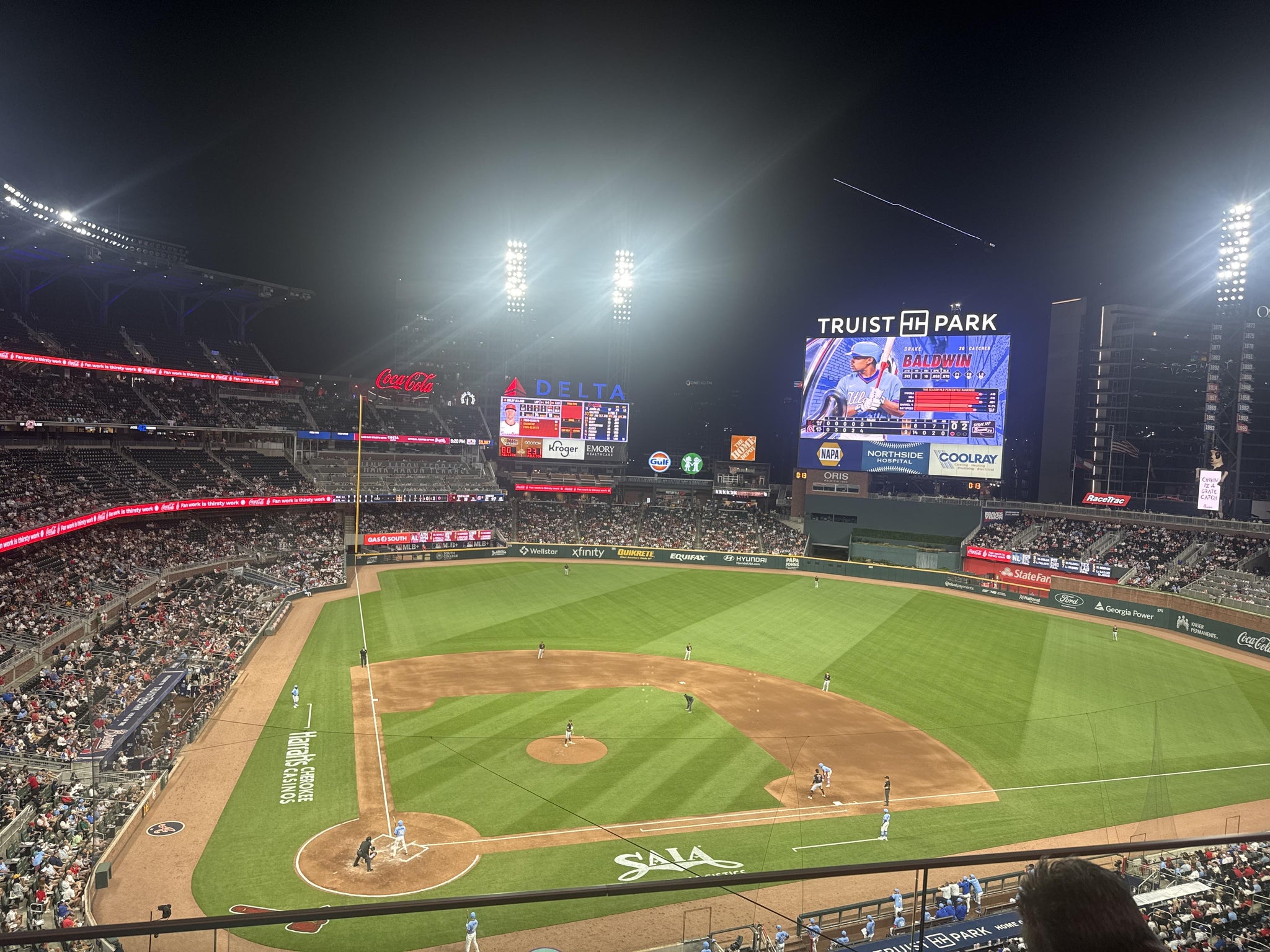 Real Fan View taken from Section 323 at Truist Park by Marco R