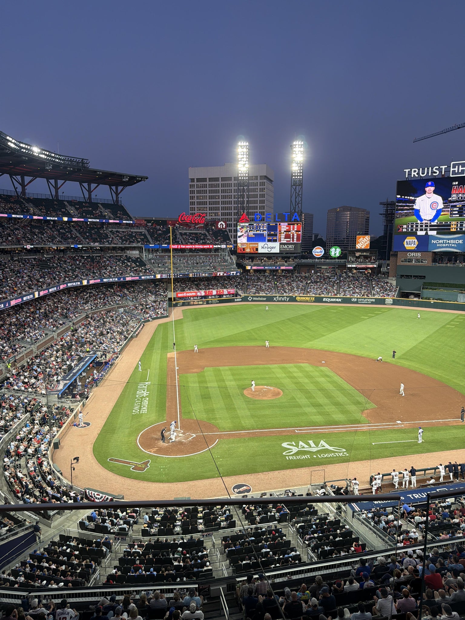 Real Fan View taken from Section 323 at Truist Park by Anonymous User