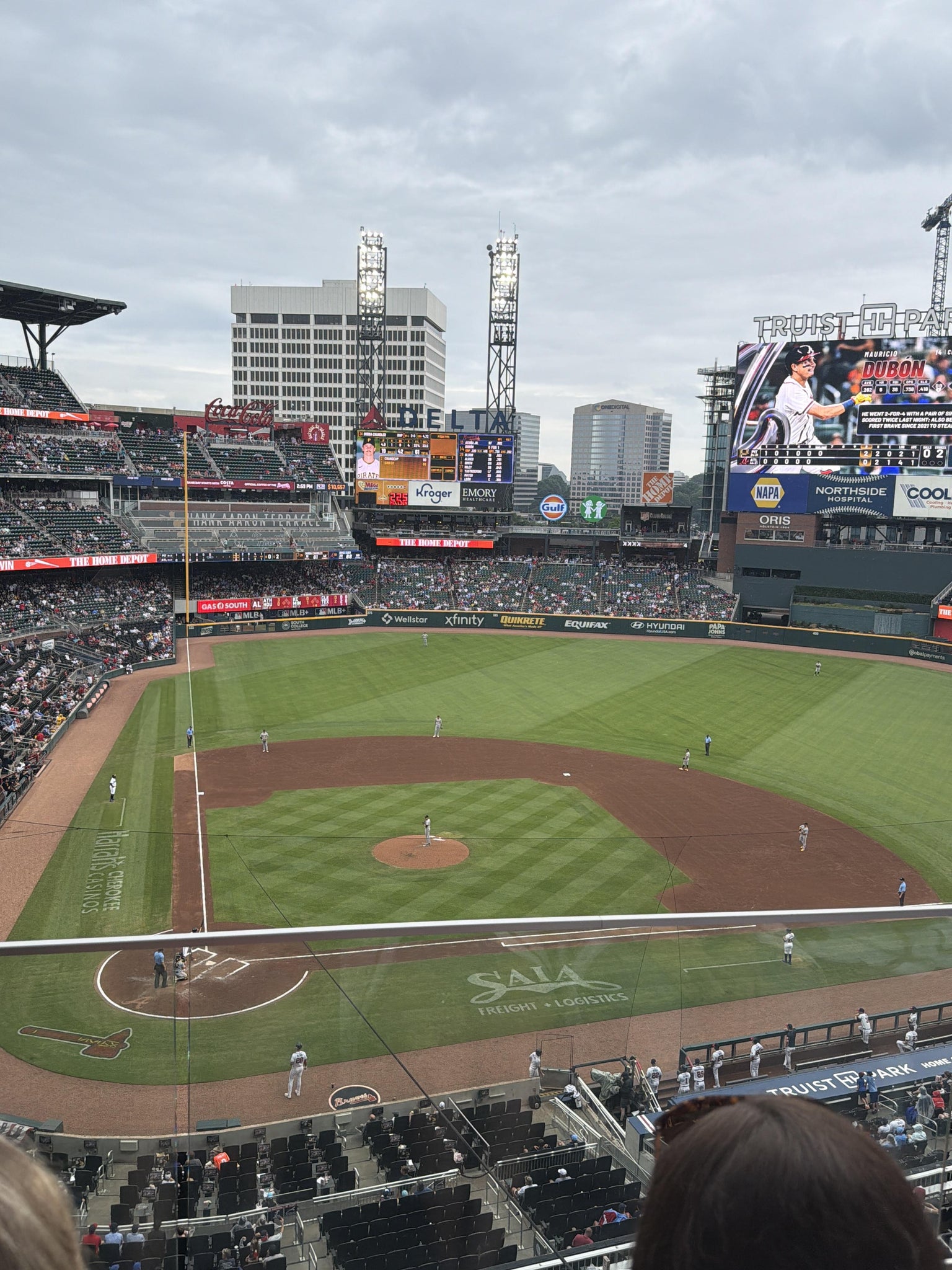 Real Fan View taken from Section 323 at Truist Park by Jena G