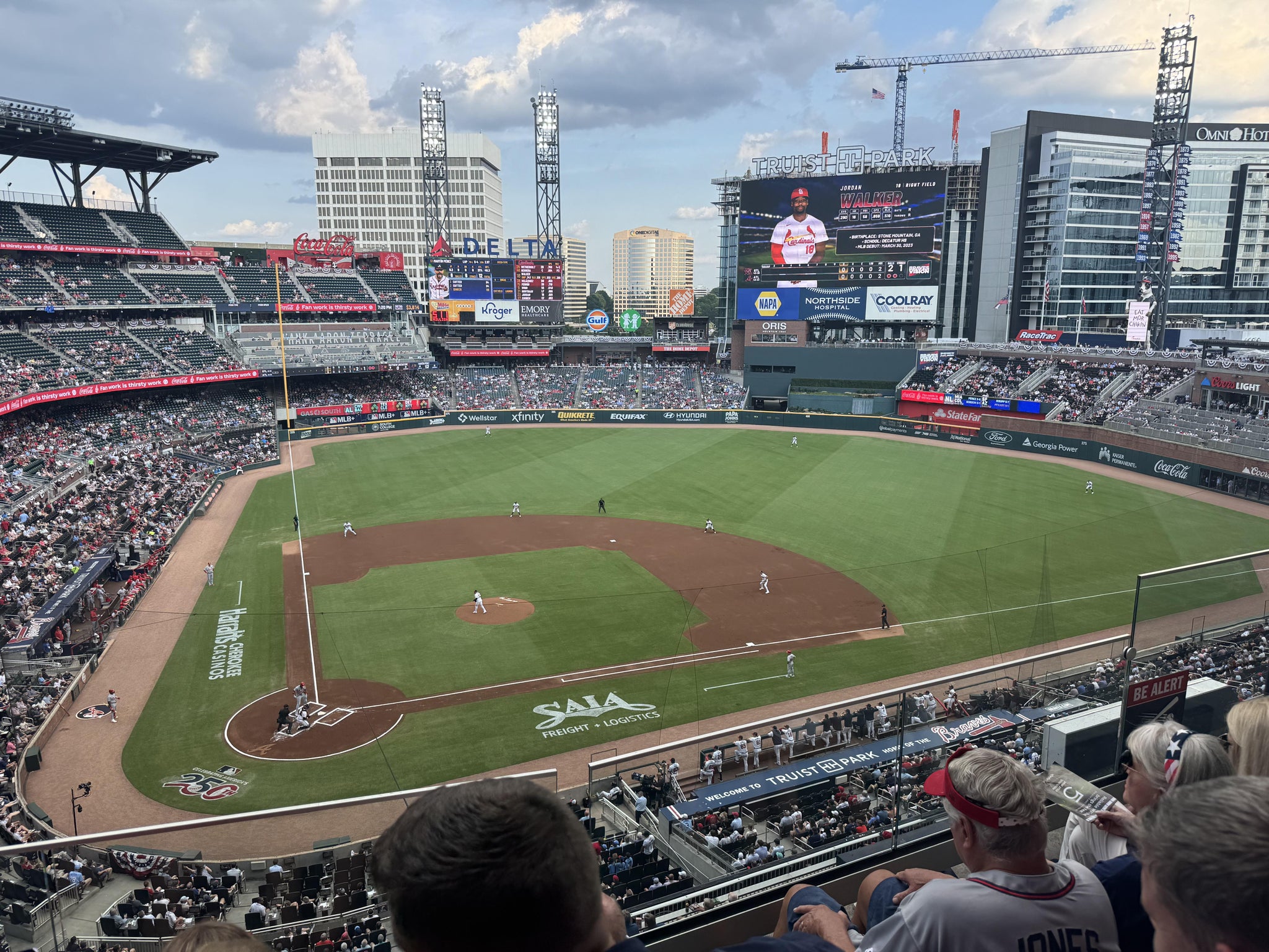 Real Fan View taken from Section 323 at Truist Park by Kyle Z