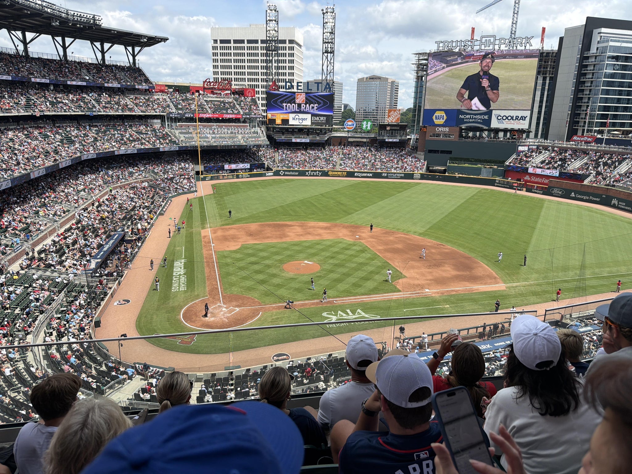 Real Fan View taken from Section 323 at Truist Park by Jesse Z