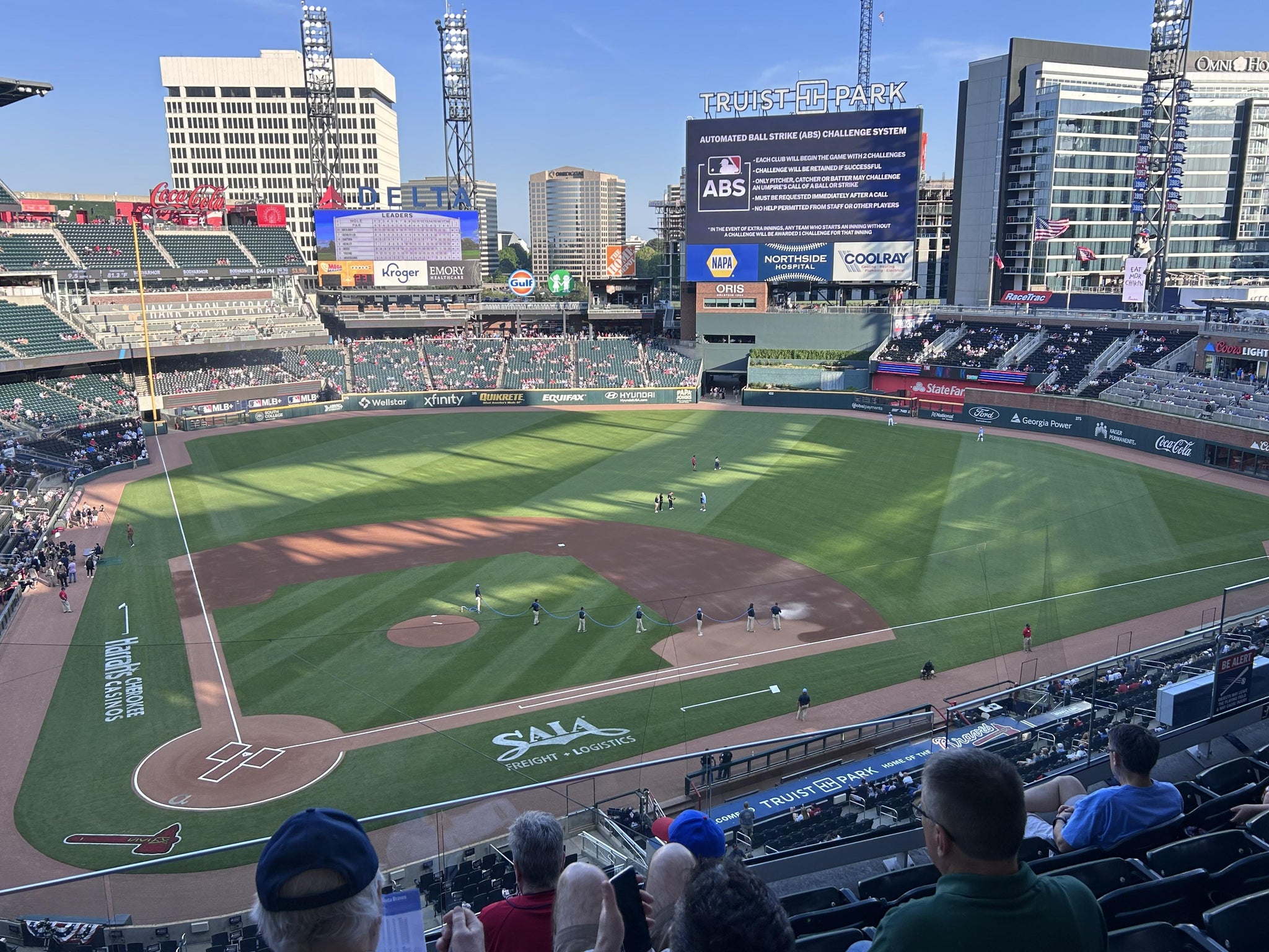 Real Fan View taken from Section 323 at Truist Park by Mike D